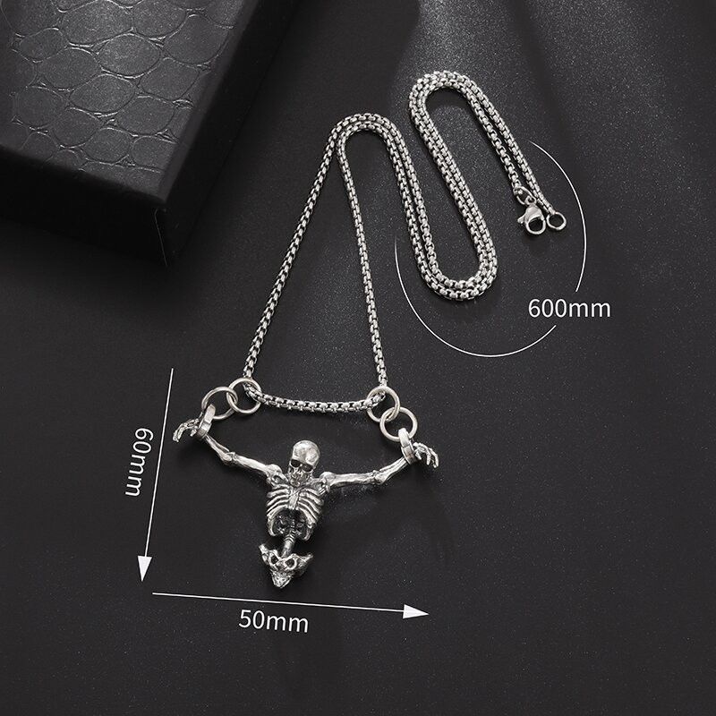 Jewelry Skull Pendant Necklace Size ONE SIZE - 5 Thumbnail