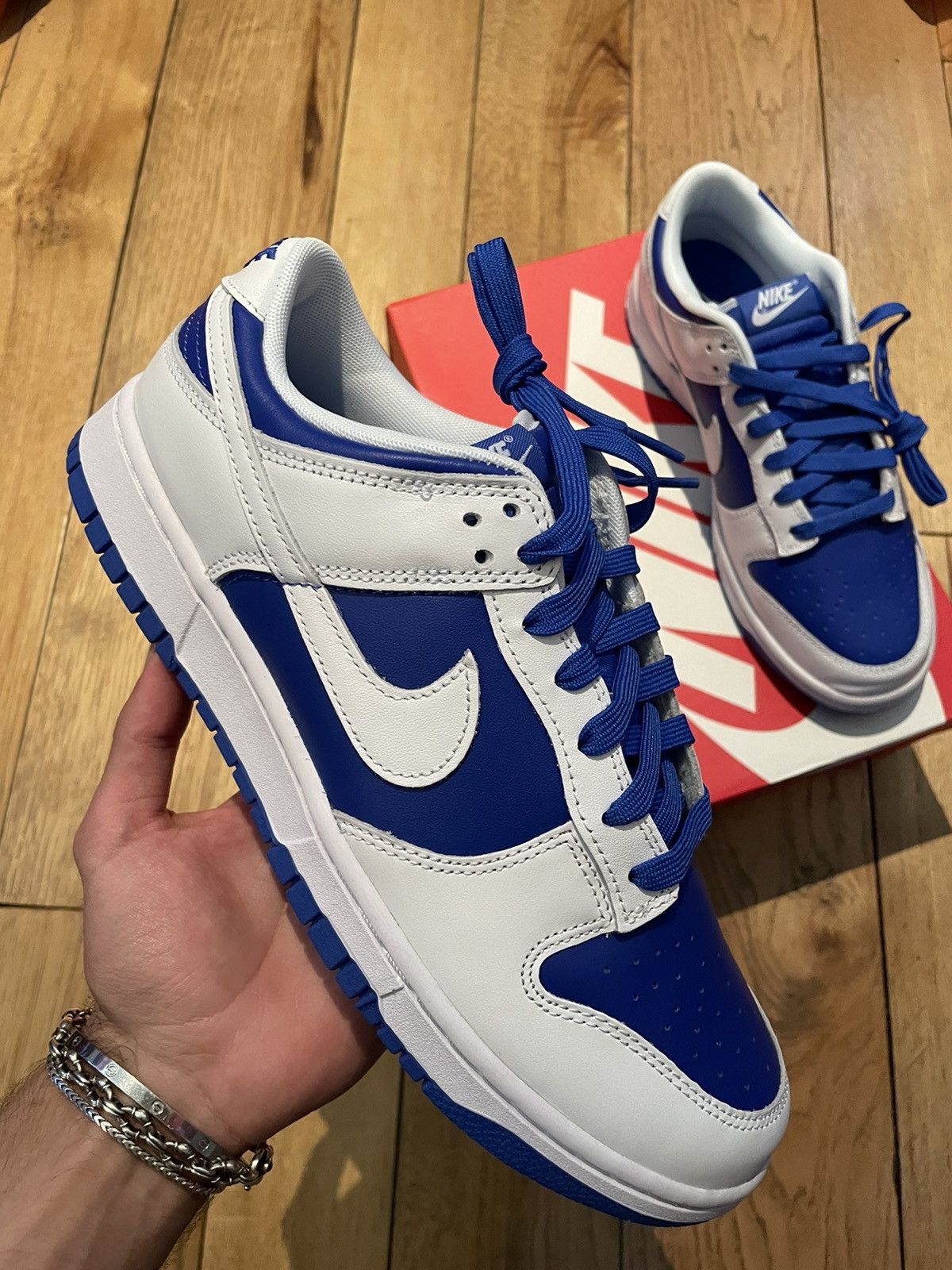 Nike Nike Dunk Low Retro Racer Blue 2022 Size US 9.5 / EU 42-43 - 2 Thumbnail
