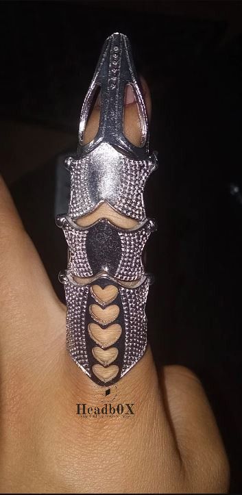 Other Joint Armor Knuckle Full Finger Ring Size ONE SIZE - 2 Thumbnail