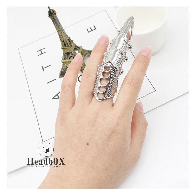 Other Joint Armor Knuckle Full Finger Ring Size ONE SIZE - 5 Thumbnail