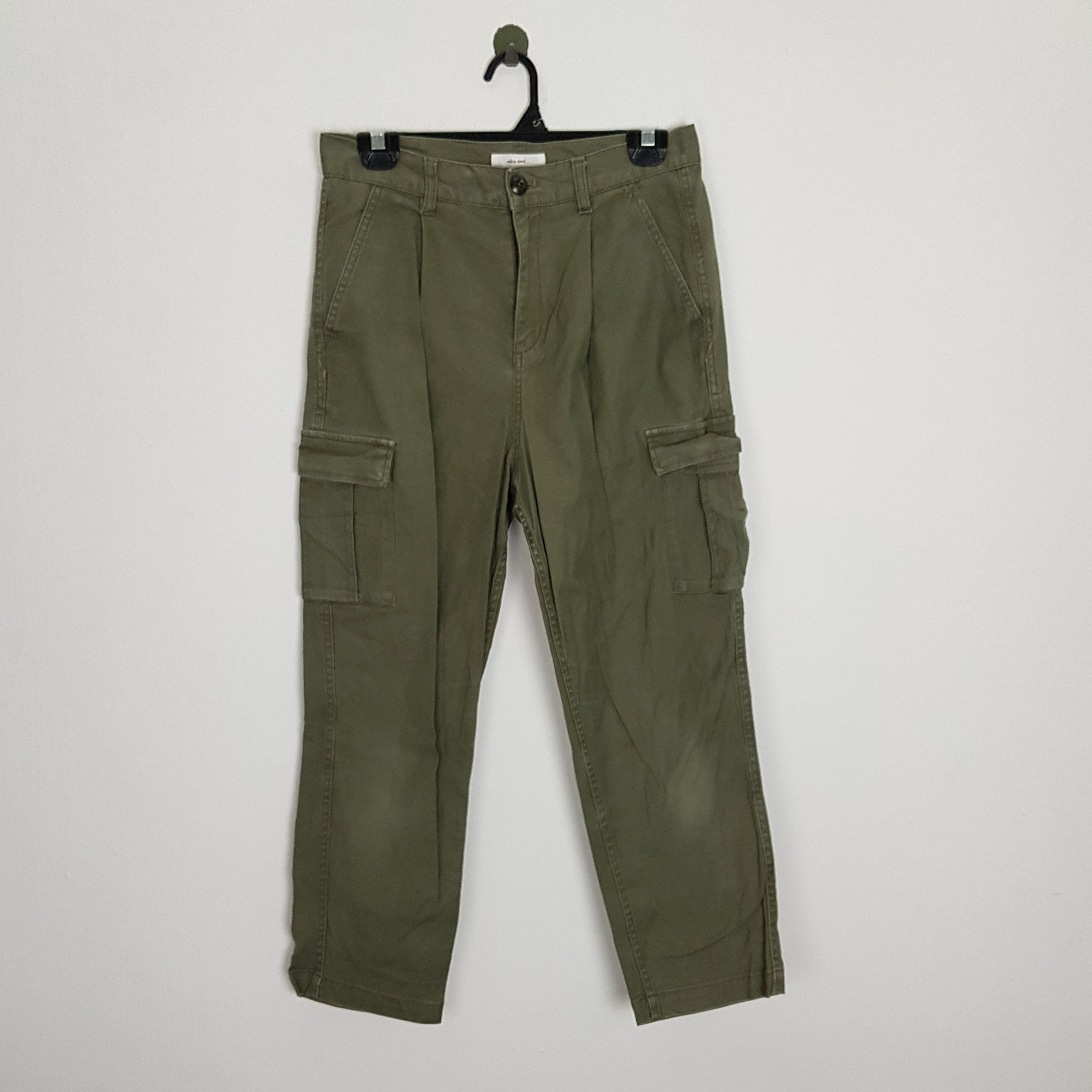 Japanese Brand Miko and .. Green Cargo Pants Utility Pants #5328 | Grailed