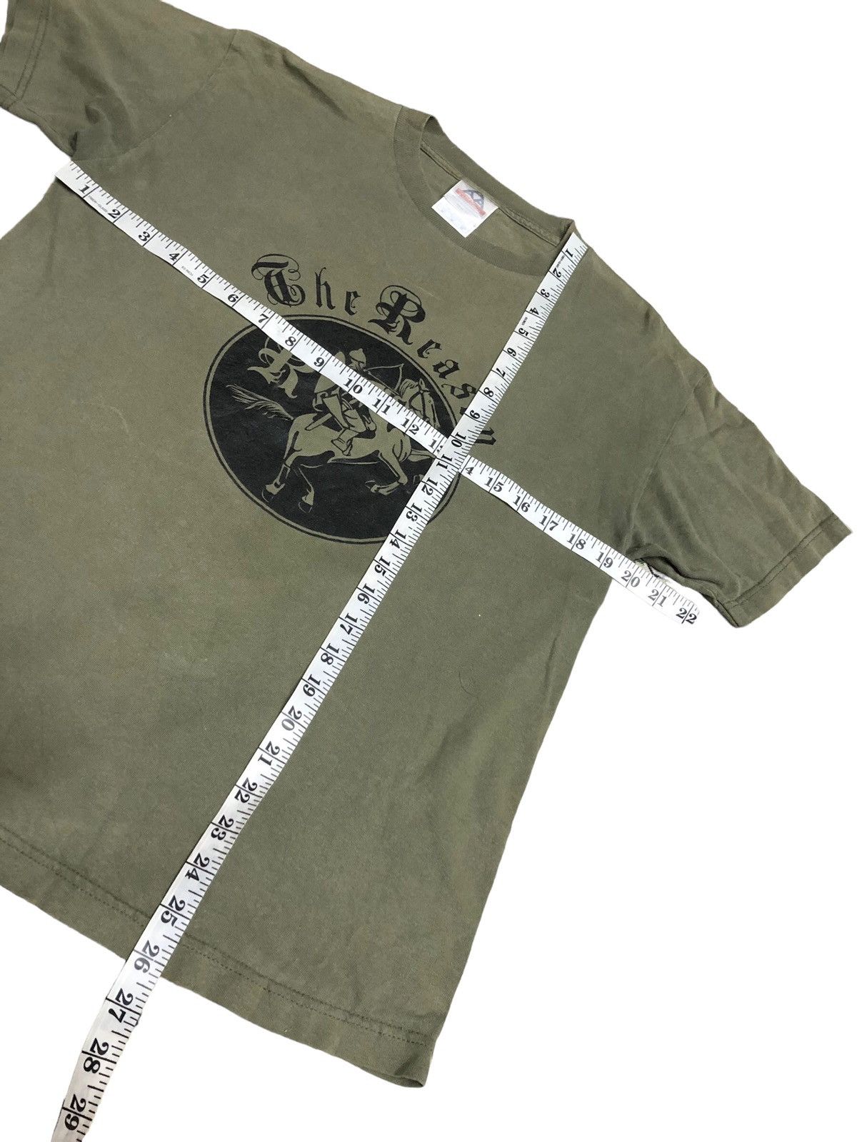 Band Tees Y2K THE REASON FADED GREEN TSHIRT Size US M / EU 48-50 / 2 - 4 Thumbnail