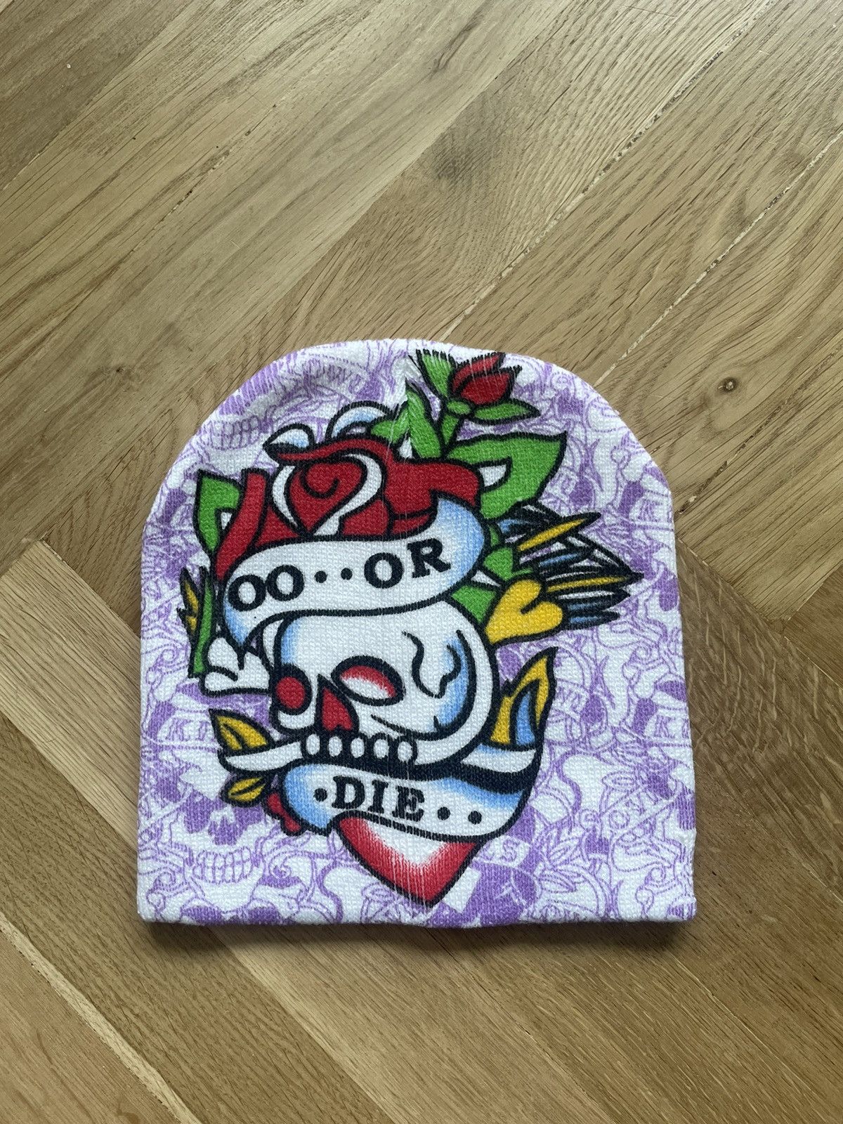 Vintage AvantGarde Vintage Y2k Beanie Vibe Like Ed Hardy Audigier Size ONE SIZE - 1 Thumbnail