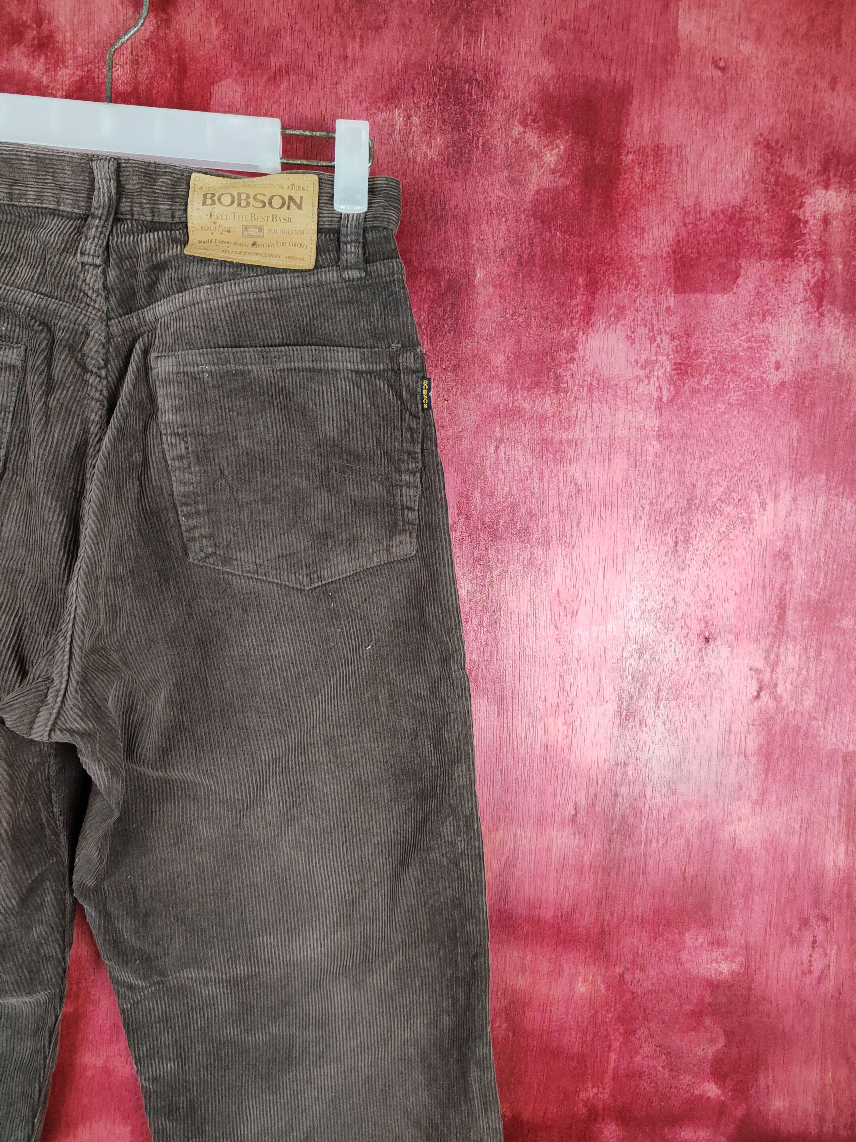 Japanese Brand Bobson Dark Brown Corduroy Cargo Pants #S580 Size US 27 - 10 Thumbnail
