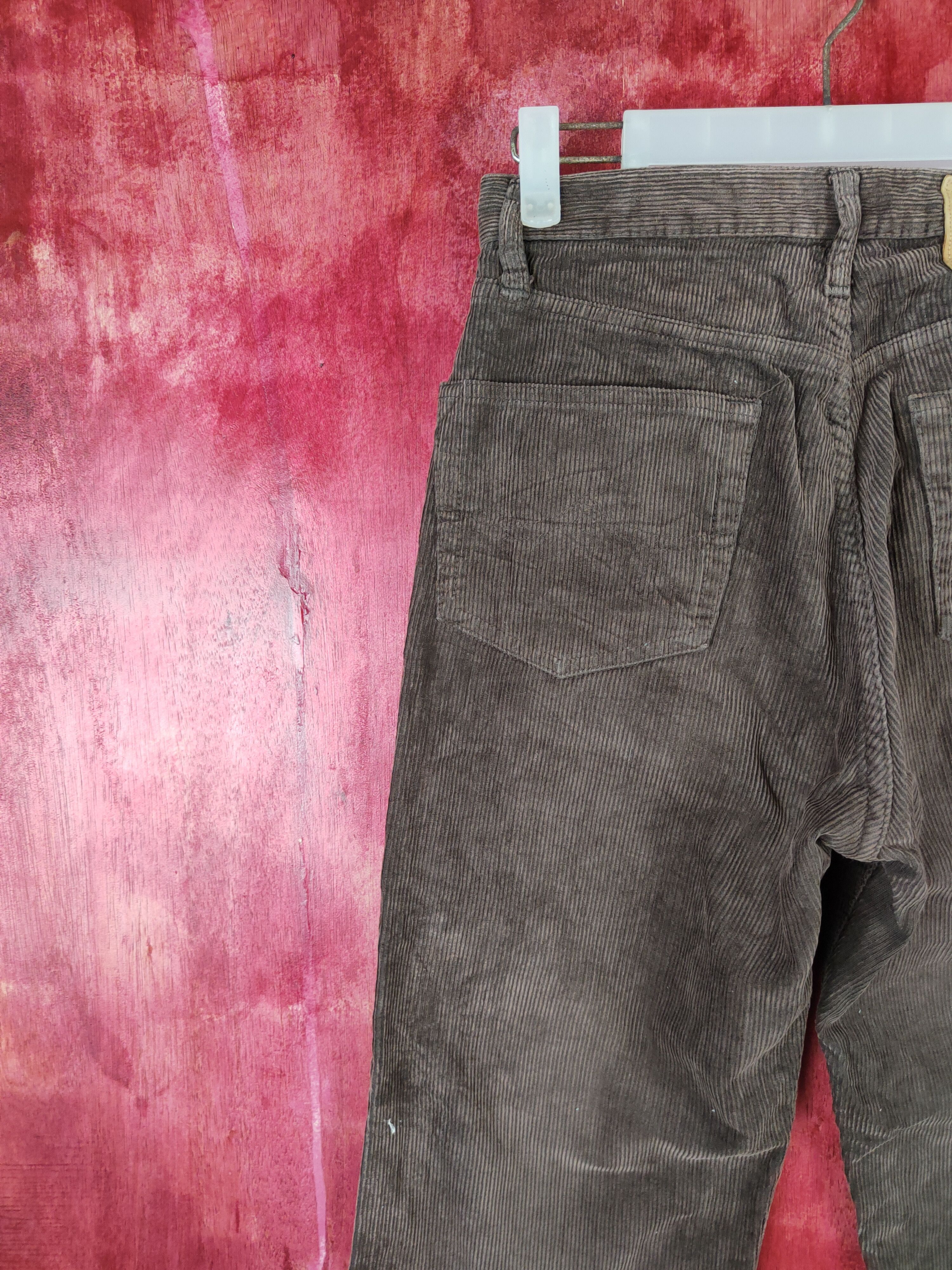 Japanese Brand Bobson Dark Brown Corduroy Cargo Pants #S580 Size US 27 - 8 Thumbnail
