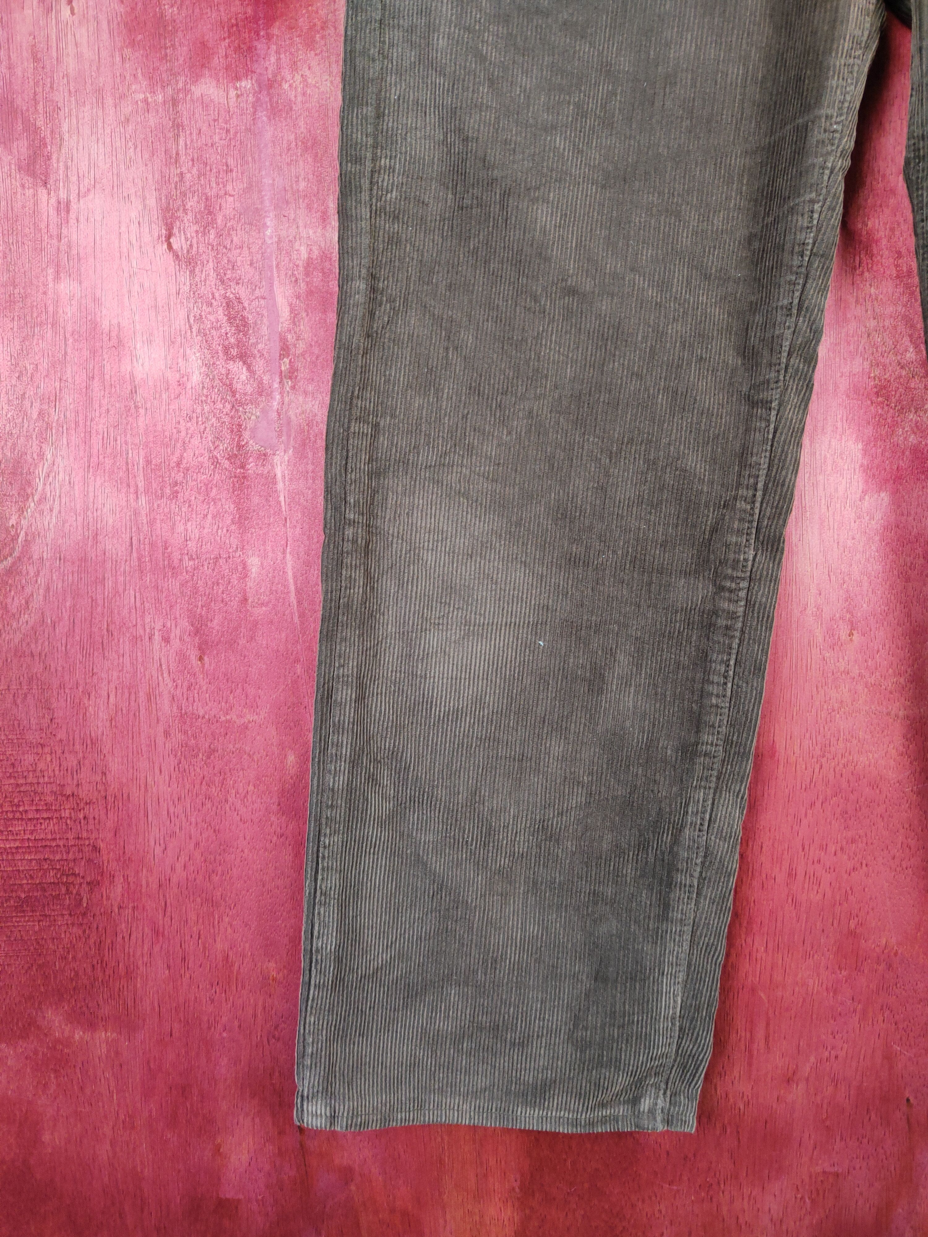 Japanese Brand Bobson Dark Brown Corduroy Cargo Pants #S580 Size US 27 - 4 Thumbnail
