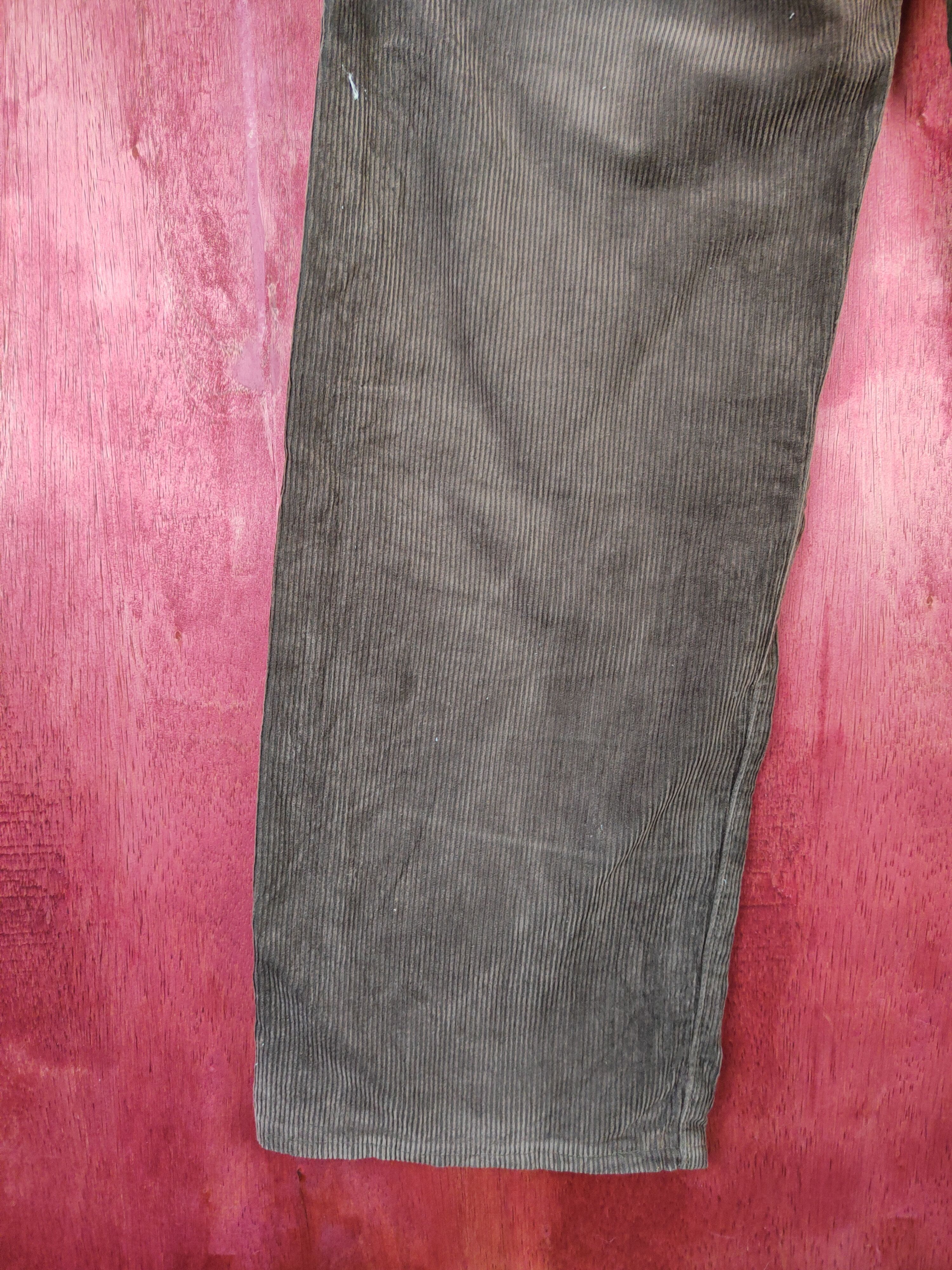 Japanese Brand Bobson Dark Brown Corduroy Cargo Pants #S580 Size US 27 - 9 Thumbnail