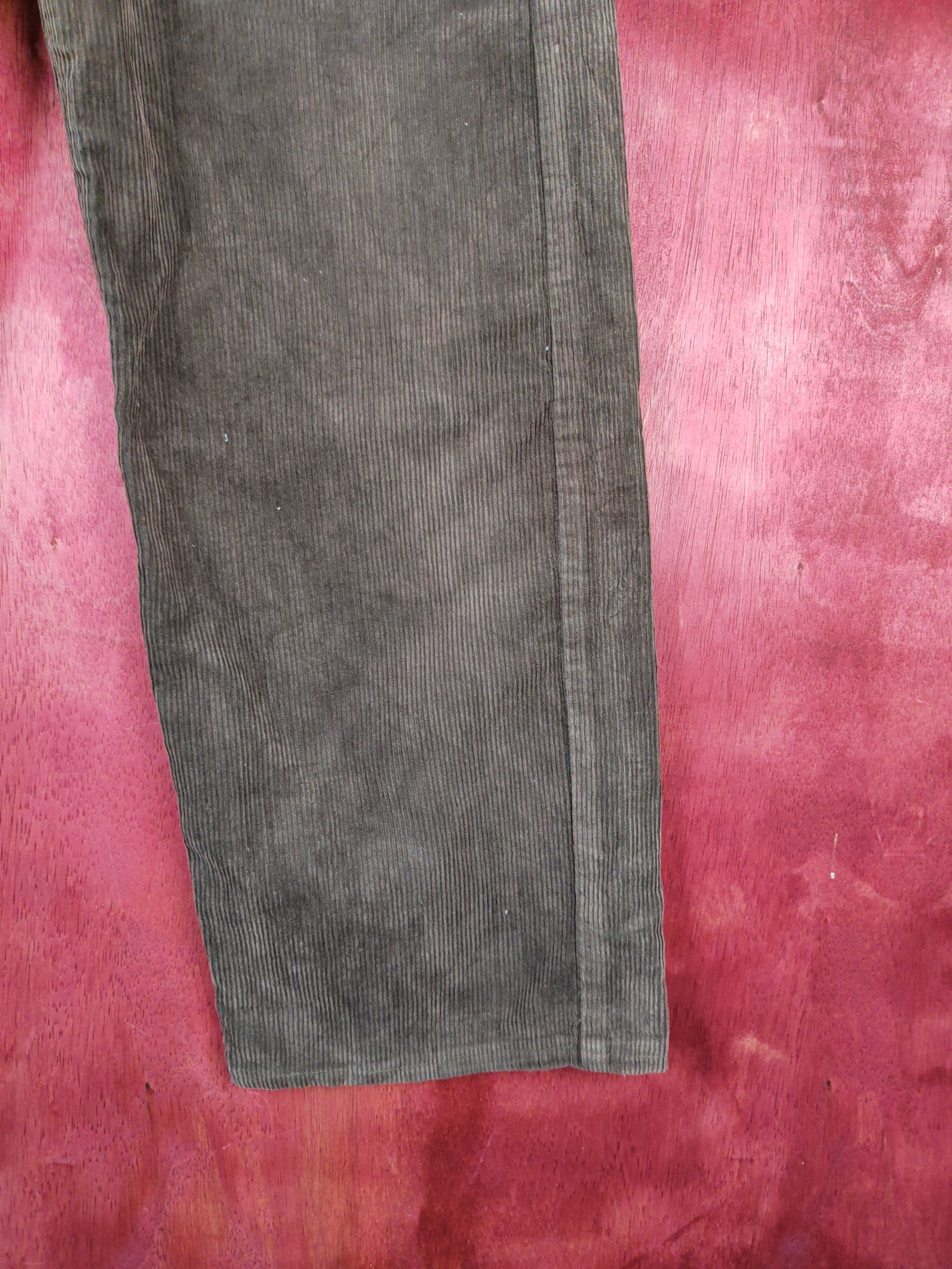 Japanese Brand Bobson Dark Brown Corduroy Cargo Pants #S580 Size US 27 - 6 Thumbnail