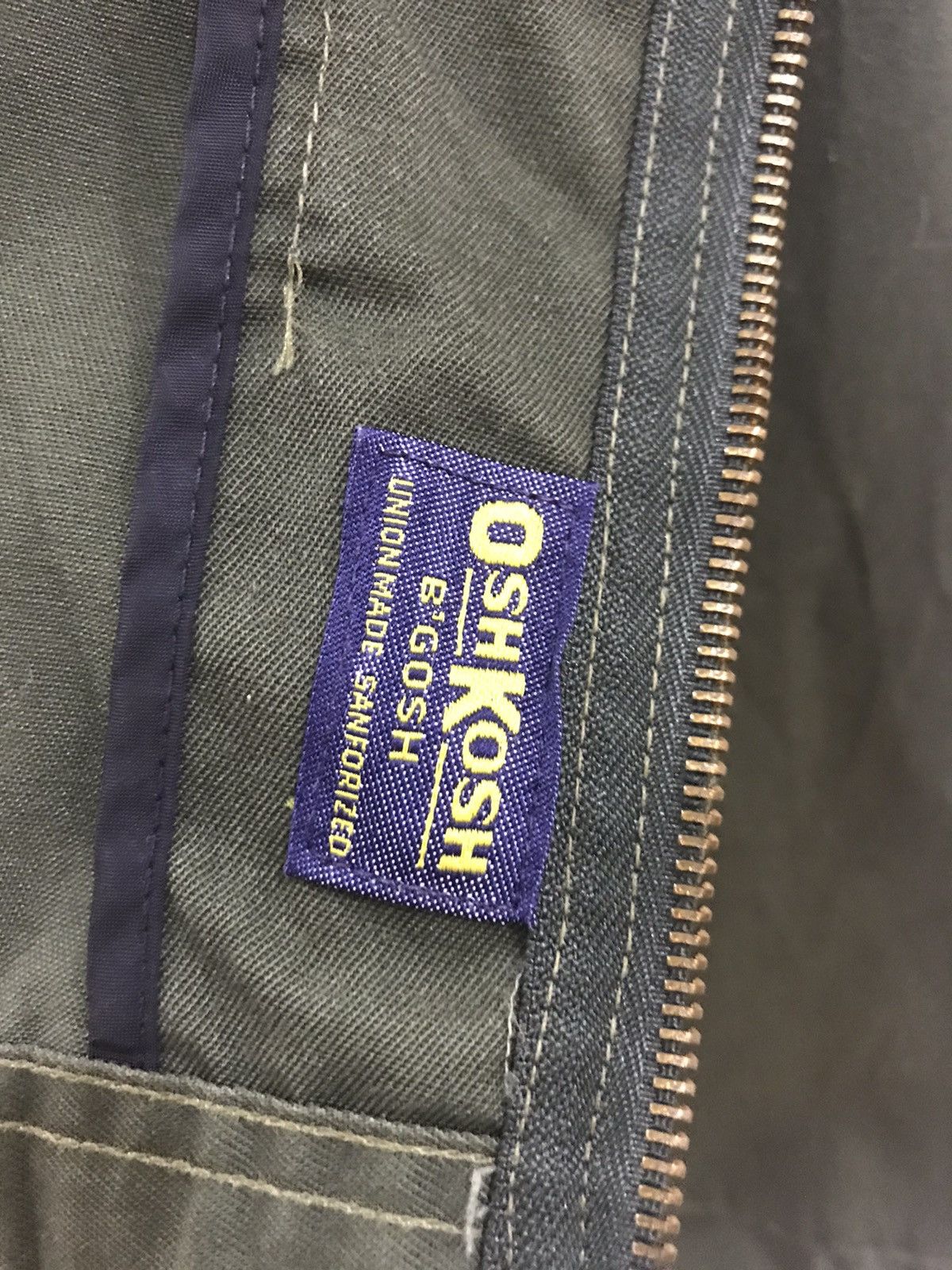 Oshkosh × Vintage Oshkosh zipper military style jacket made in Usa Size US M / EU 48-50 / 2 - 6 Thumbnail