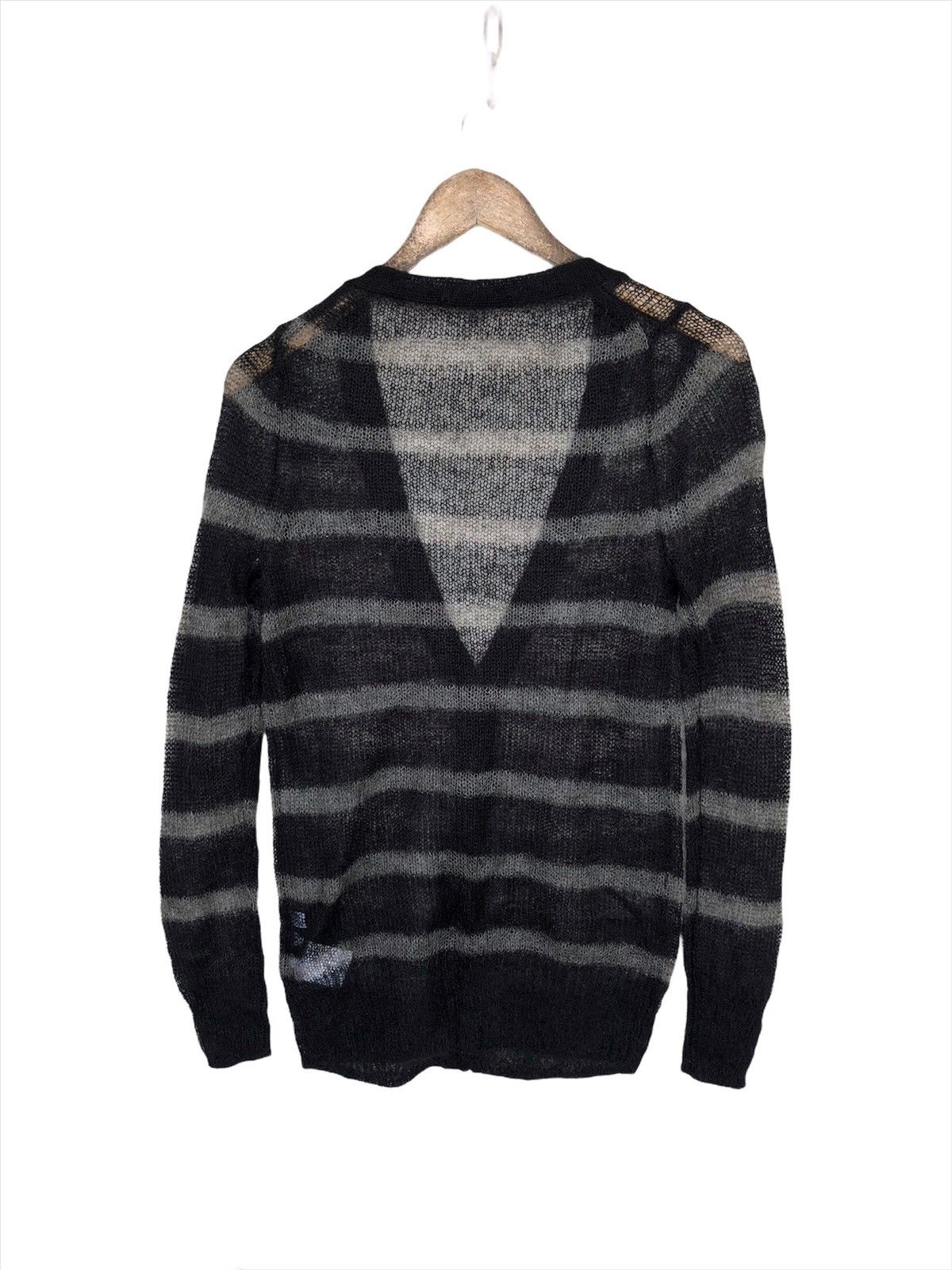 Uniqlo Kurt Cobain Iconic Mohair Striped Cardigan Uniqlo Size US S / EU 44-46 / 1 - 3 Thumbnail