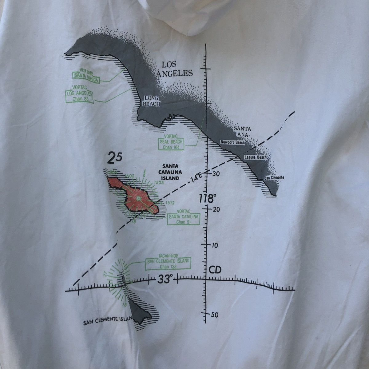 Japanese Brand ❌LAST DROP❌Bay Club Hoodie Big Print Map by Japanese Brand Size US L / EU 52-54 / 3 - 10 Thumbnail