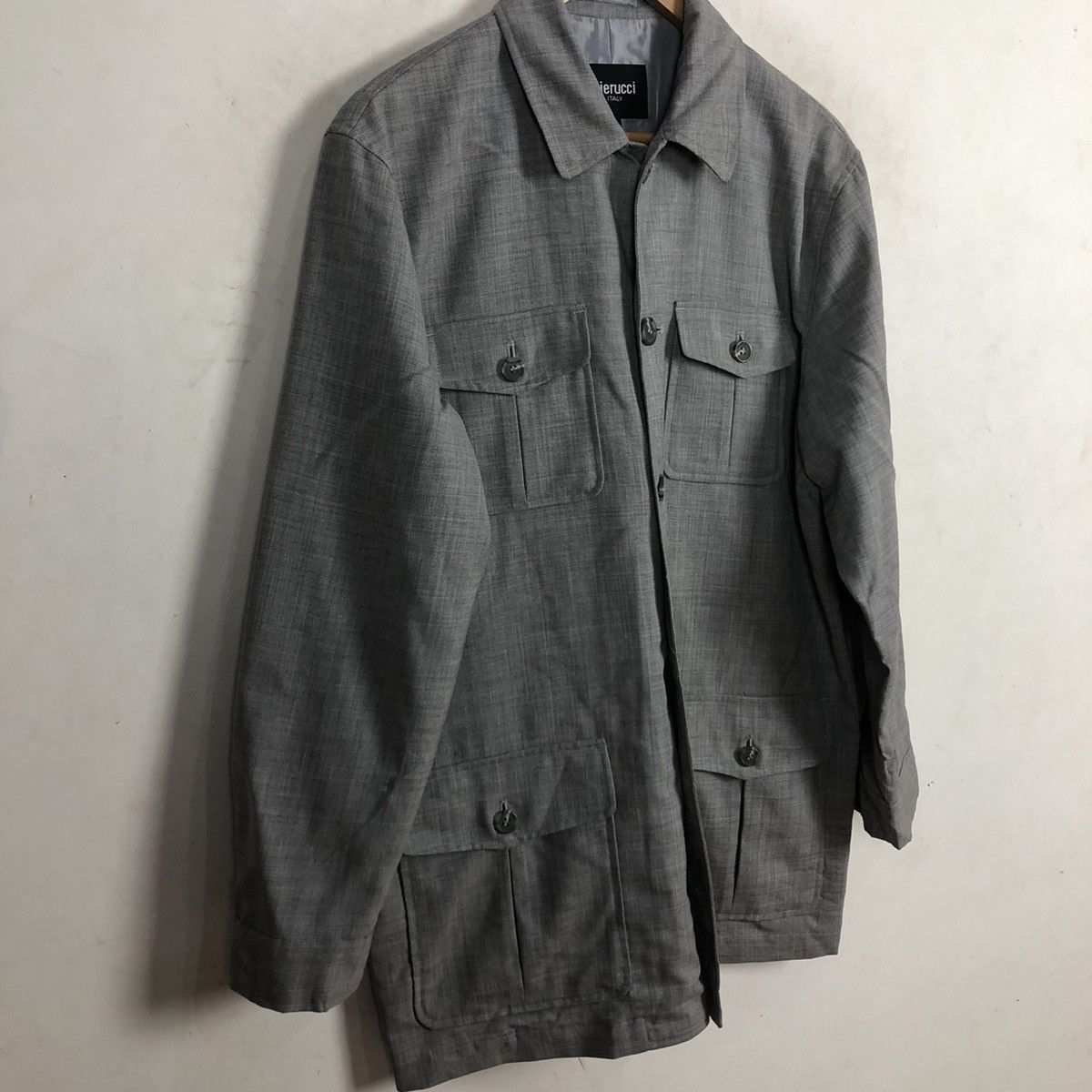 Vintage PIERUCCI ITALY MULTI POCKET JACKET Size US S / EU 44-46 / 1 - 6 Thumbnail