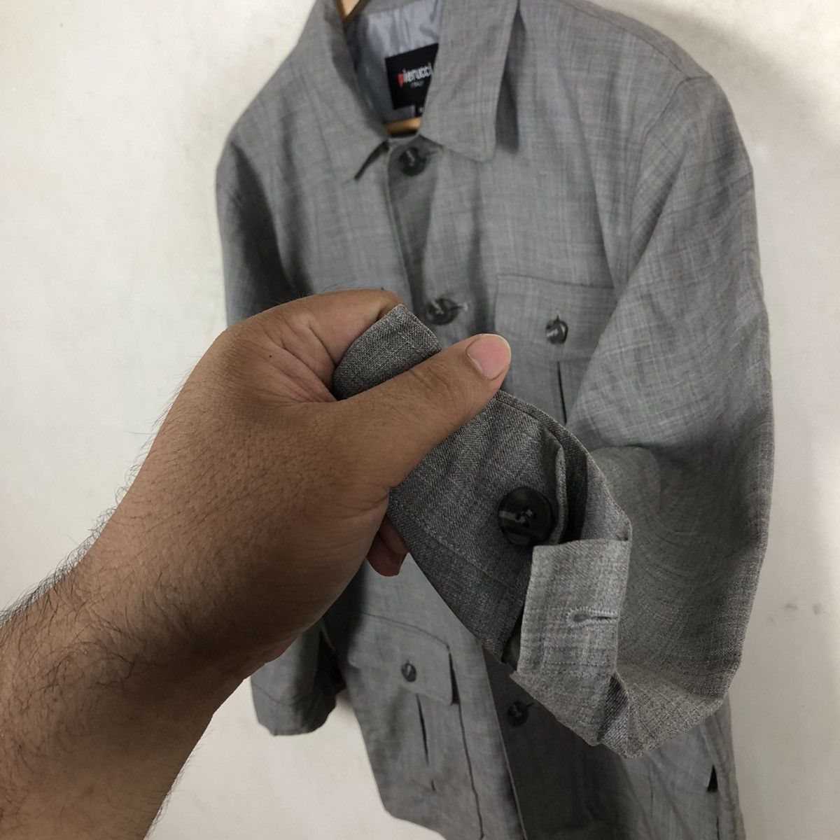 Vintage PIERUCCI ITALY MULTI POCKET JACKET Size US S / EU 44-46 / 1 - 5 Thumbnail