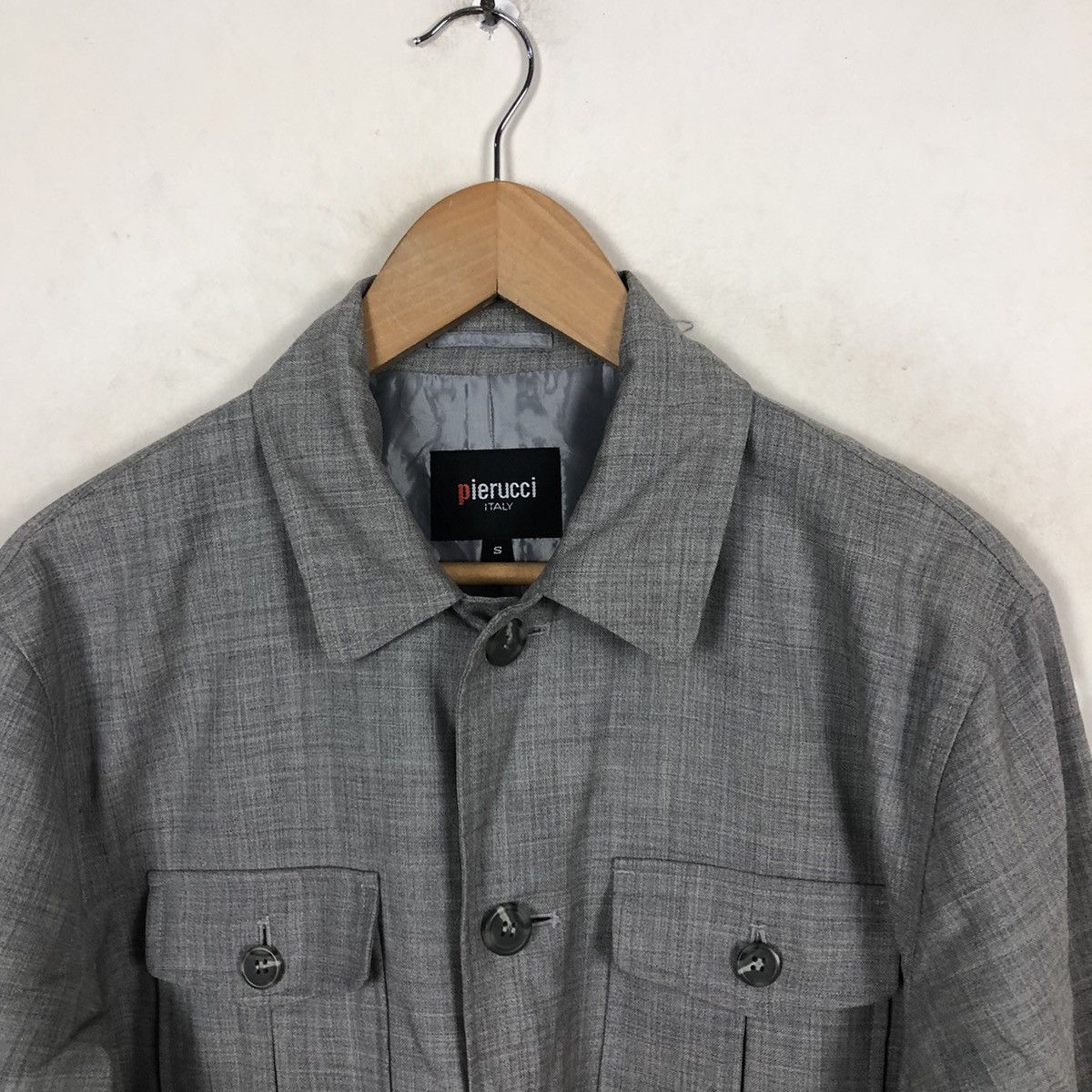 Vintage PIERUCCI ITALY MULTI POCKET JACKET Size US S / EU 44-46 / 1 - 4 Thumbnail