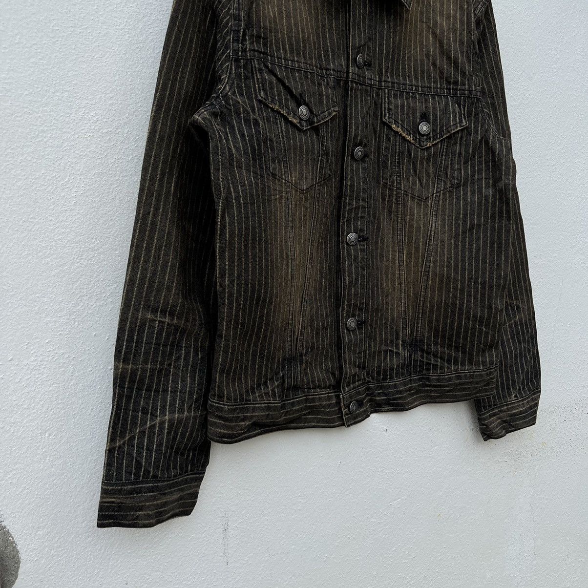 Japanese Brand VINTAGE HIKORY CHORE JACKET PTTP INSPIRED BY ISSEY MIYAKE Size US L / EU 52-54 / 3 - 4 Thumbnail