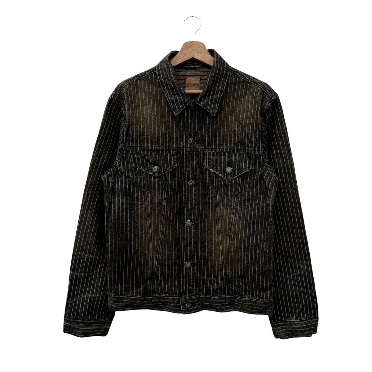 Japanese Brand VINTAGE HIKORY CHORE JACKET PTTP INSPIRED BY ISSEY MIYAKE Size US L / EU 52-54 / 3 - 1 Thumbnail