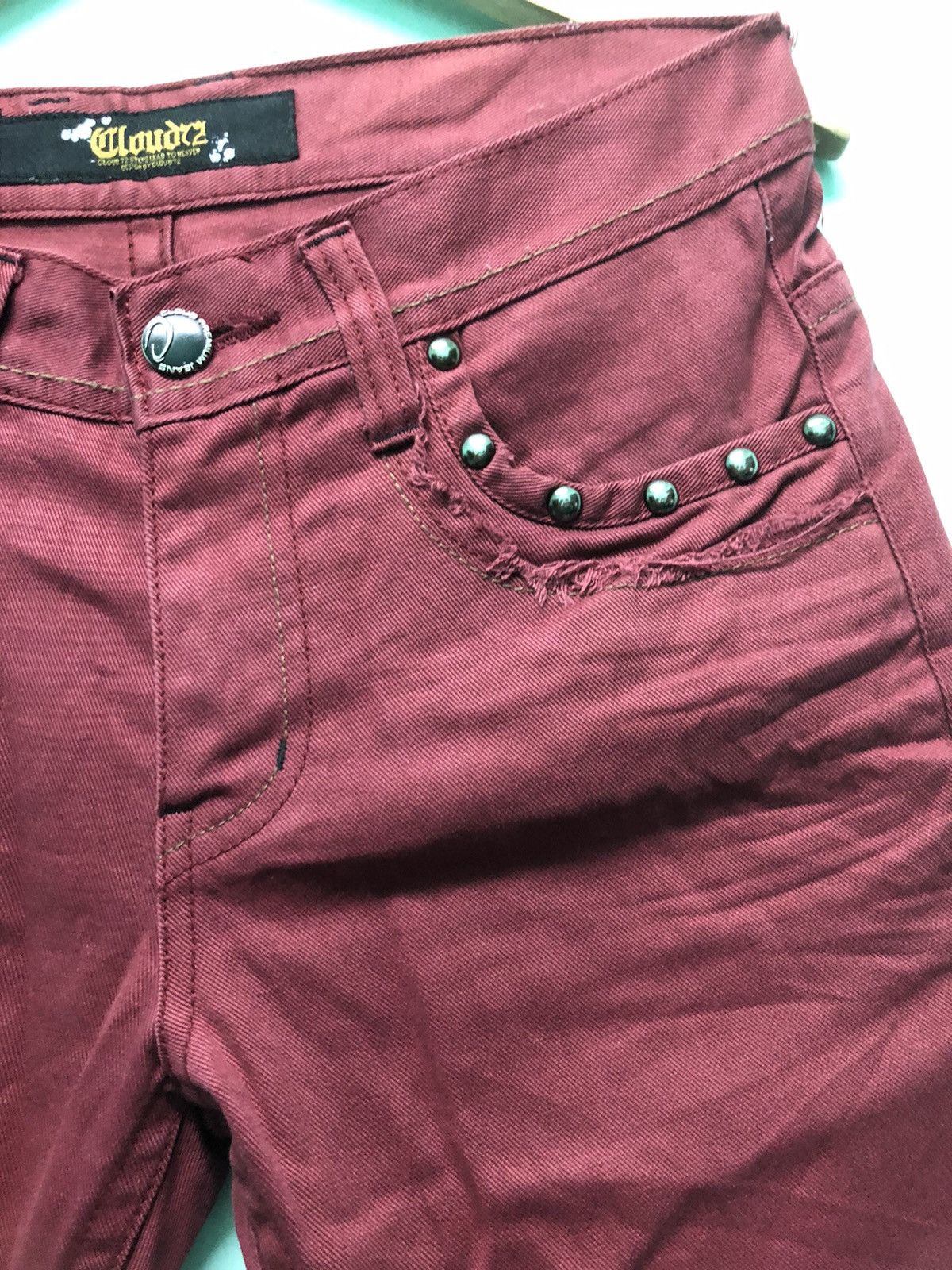 Japanese Brand × Seditionaries × Vintage VINTAGE CLOUD 72 POCKET STUDDED PUNK DENIM JEANS Size US 30 / EU 46 - 4 Thumbnail