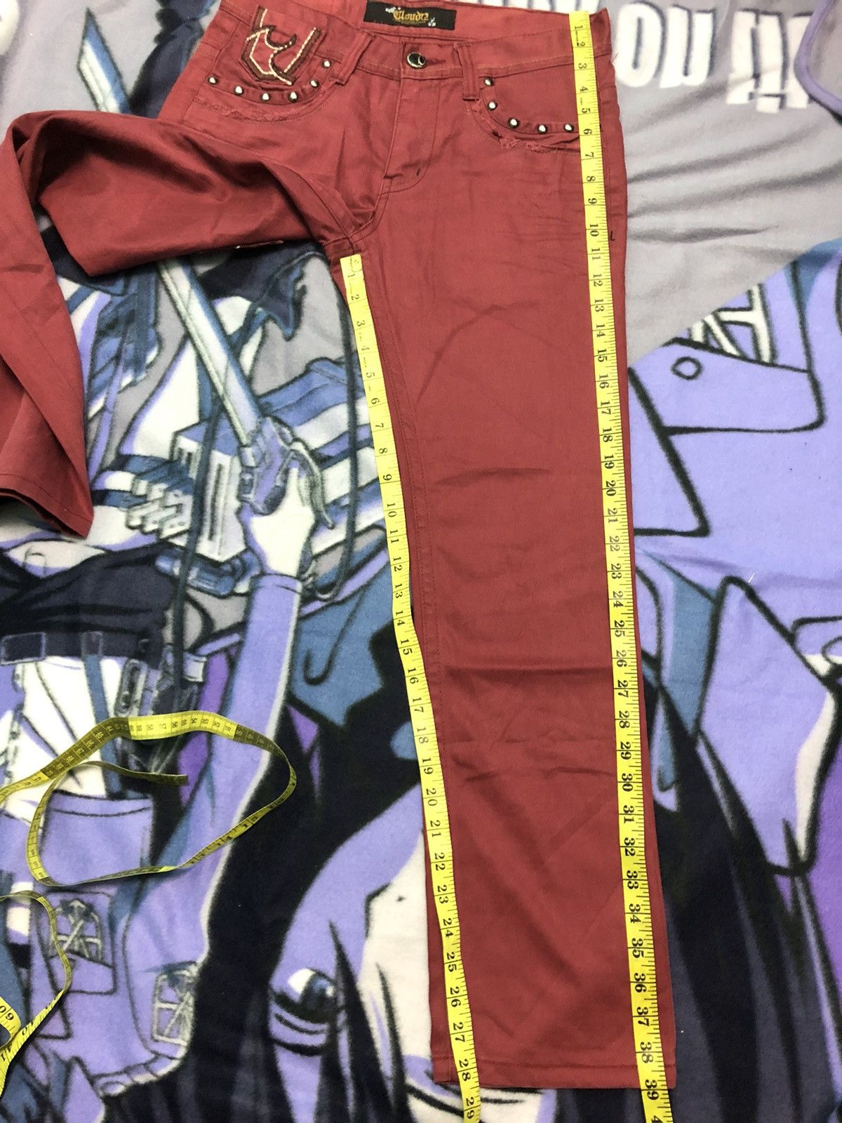 Japanese Brand × Seditionaries × Vintage VINTAGE CLOUD 72 POCKET STUDDED PUNK DENIM JEANS Size US 30 / EU 46 - 14 Thumbnail