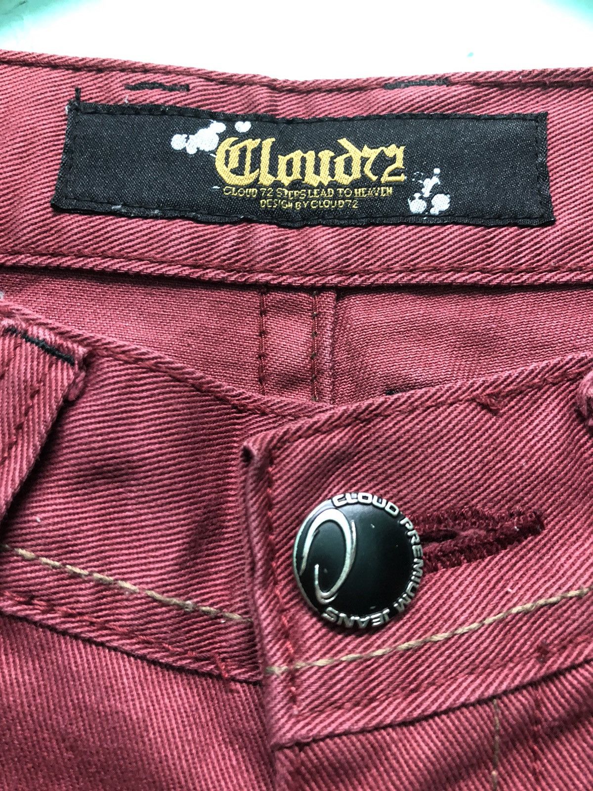 Japanese Brand × Seditionaries × Vintage VINTAGE CLOUD 72 POCKET STUDDED PUNK DENIM JEANS Size US 30 / EU 46 - 5 Thumbnail