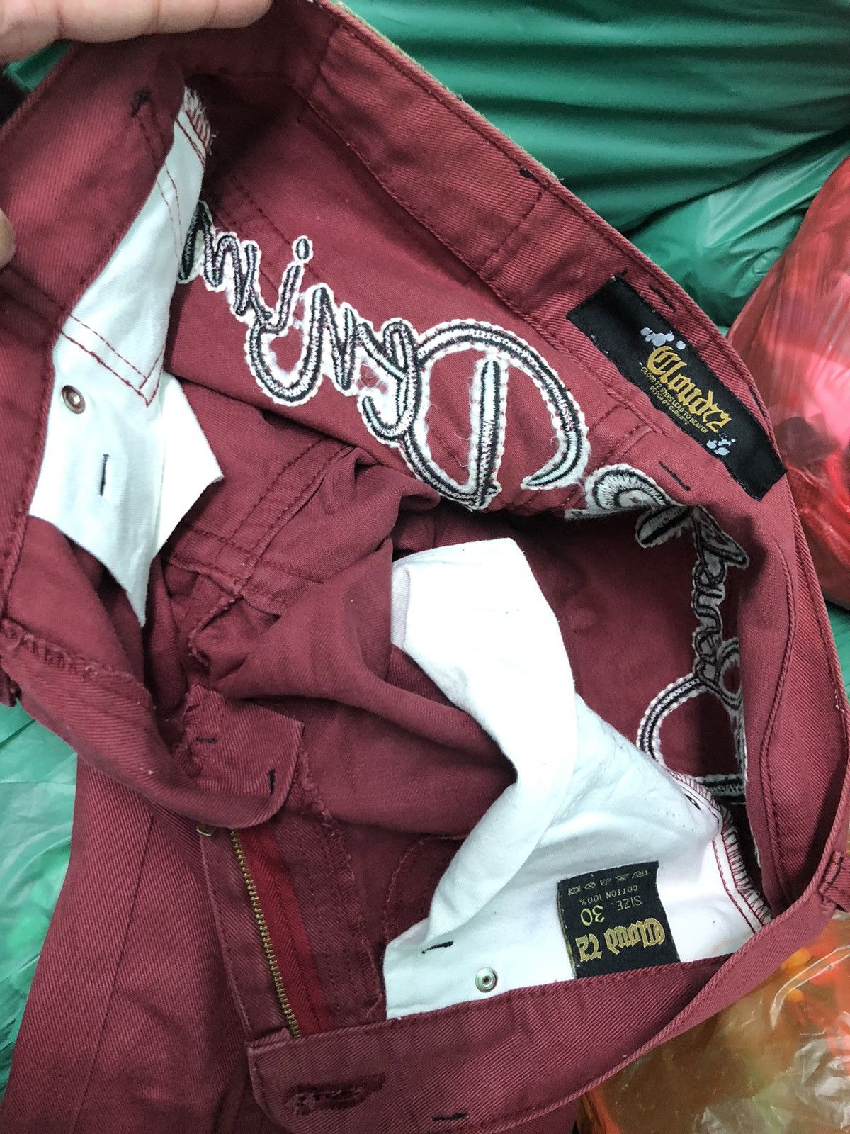 Japanese Brand × Seditionaries × Vintage VINTAGE CLOUD 72 POCKET STUDDED PUNK DENIM JEANS Size US 30 / EU 46 - 10 Thumbnail