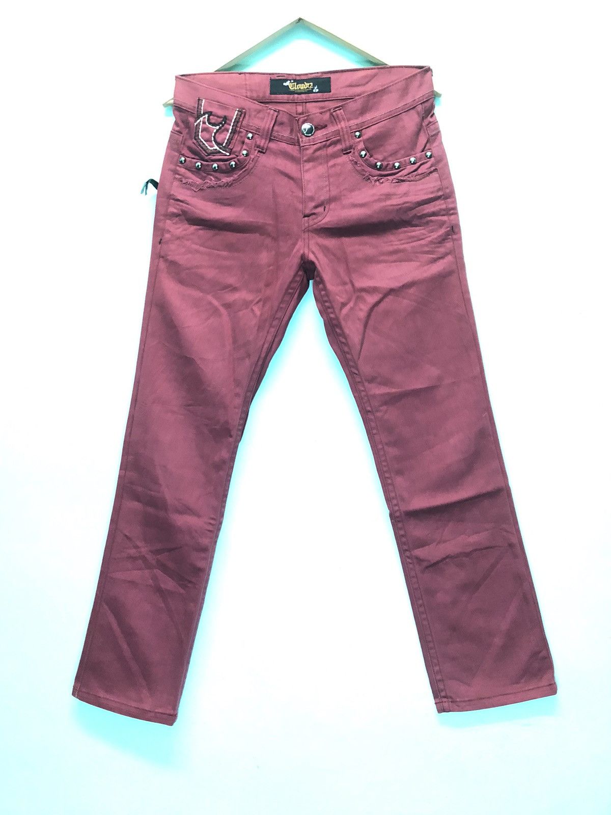 Japanese Brand × Seditionaries × Vintage VINTAGE CLOUD 72 POCKET STUDDED PUNK DENIM JEANS Size US 30 / EU 46 - 1 Thumbnail