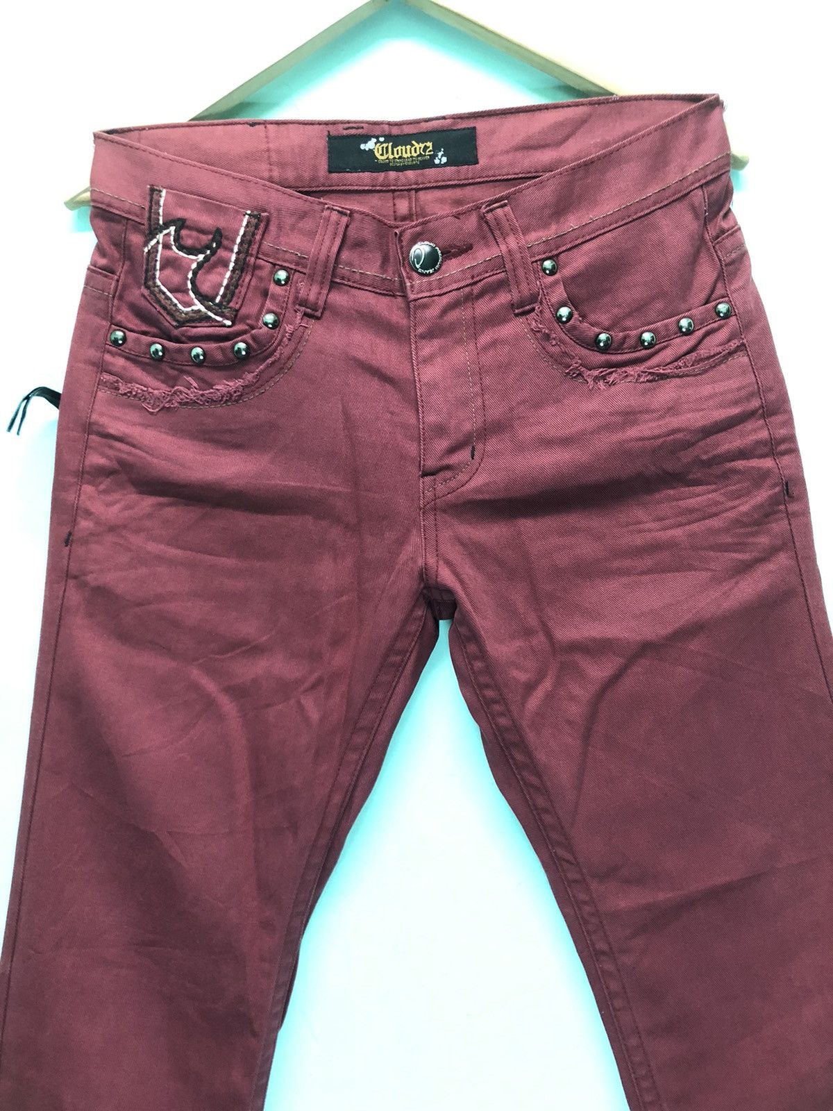 Japanese Brand × Seditionaries × Vintage VINTAGE CLOUD 72 POCKET STUDDED PUNK DENIM JEANS Size US 30 / EU 46 - 2 Thumbnail