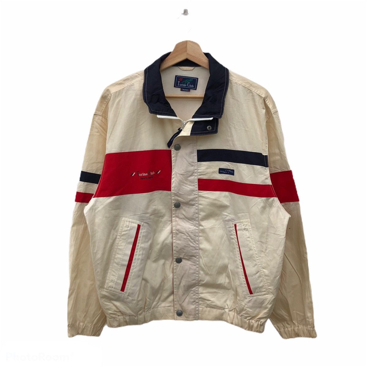 Japanese Brand VINTAGE TORINO CLUB JACKET INSPIRED BY THOM BROWNIE Size US M / EU 48-50 / 2 - 1 Thumbnail