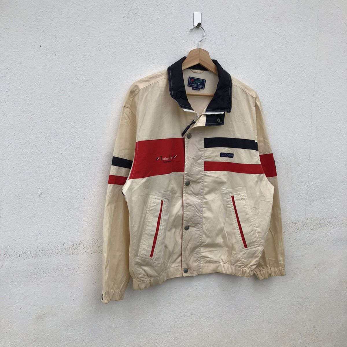 Japanese Brand VINTAGE TORINO CLUB JACKET INSPIRED BY THOM BROWNIE Size US M / EU 48-50 / 2 - 2 Thumbnail