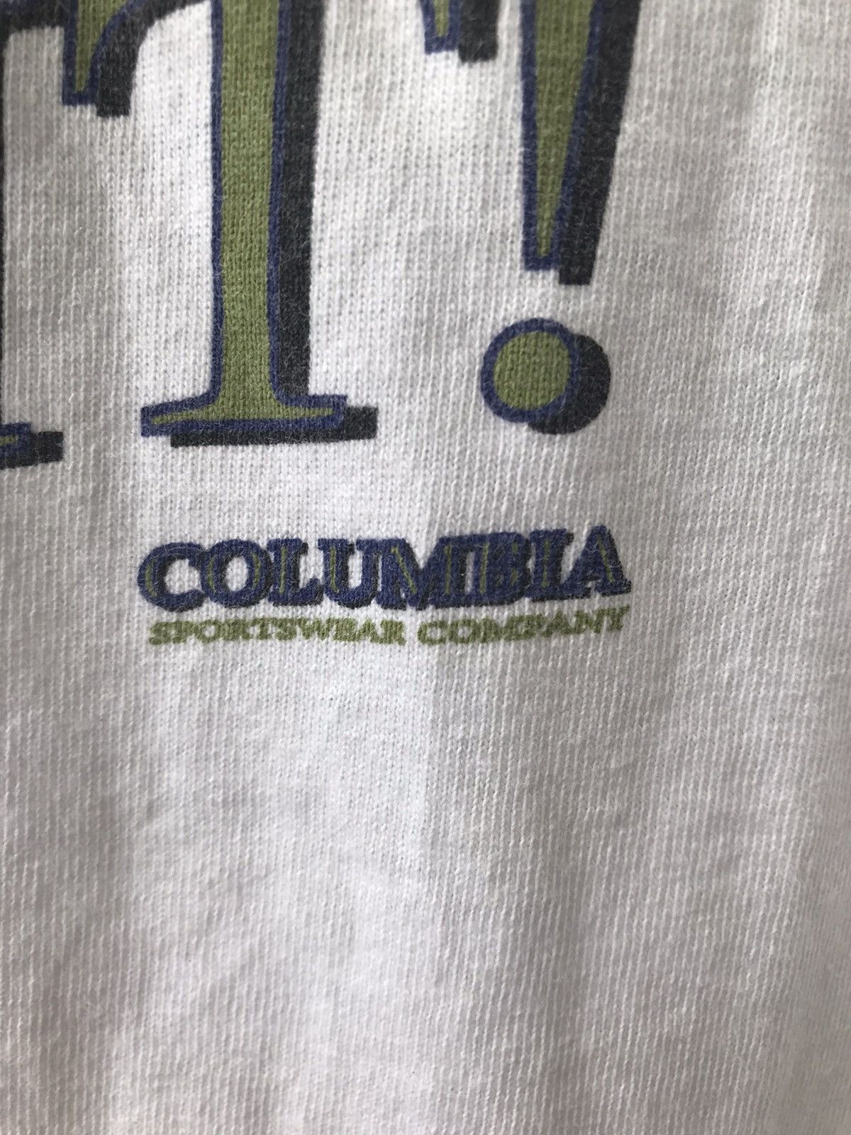 Columbia × Vintage Vintage 90s Columbia Over It Fisherman Are Born Honest Size US M / EU 48-50 / 2 - 6 Thumbnail