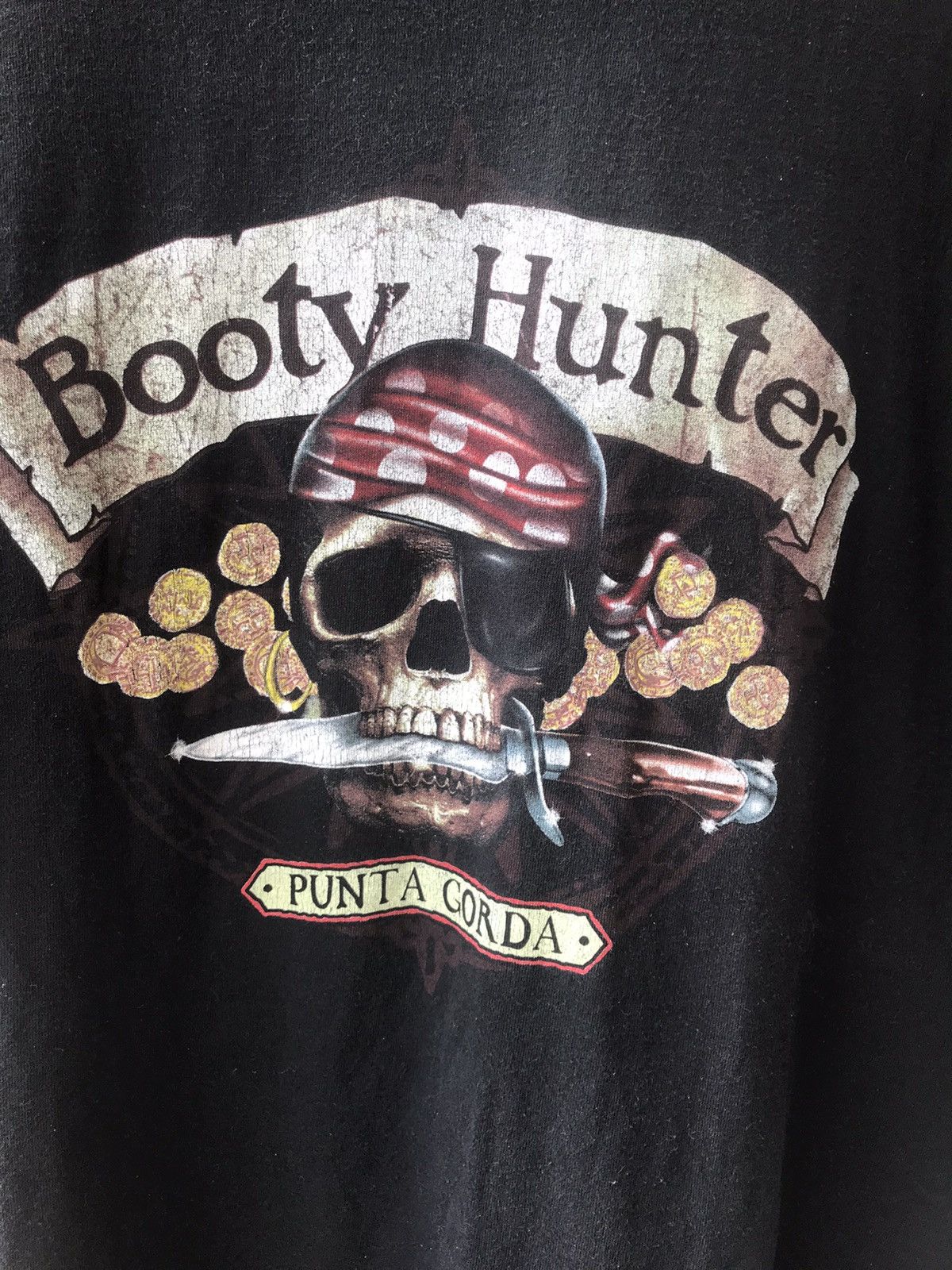 Bounty Hunter × Vintage Vintage 90s Booty Hunter Punta Gorda by Sherry Tee Size US XL / EU 56 / 4 - 2 Thumbnail