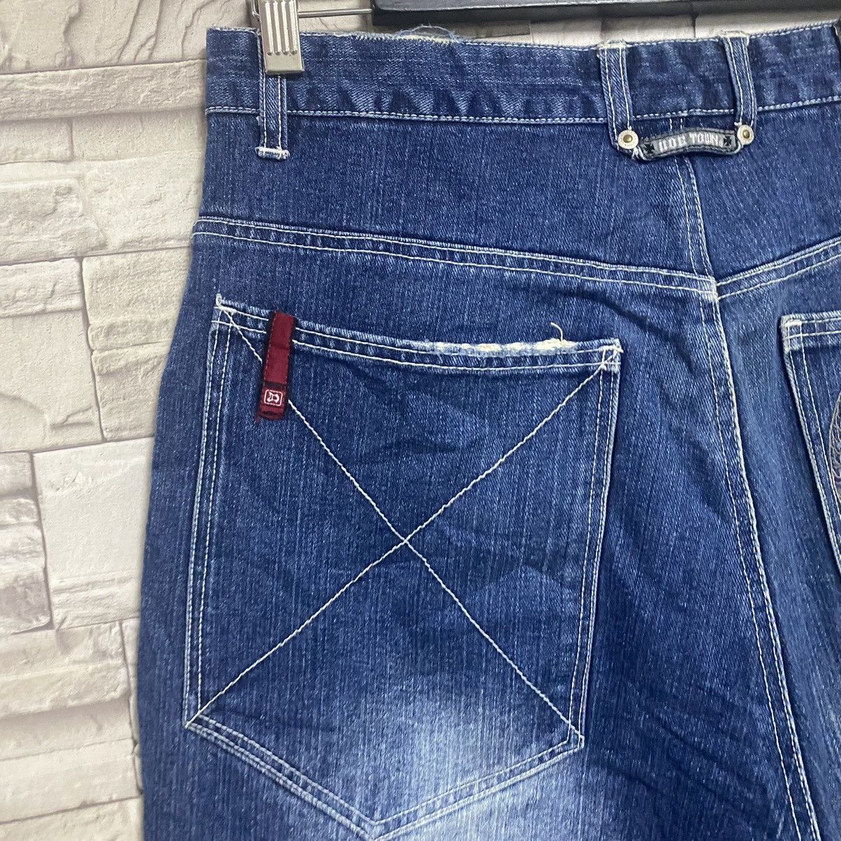 Dogtown Vintage Dogtown Black Dragon Denim Baggy Jeans Size US 33 - 16 Thumbnail