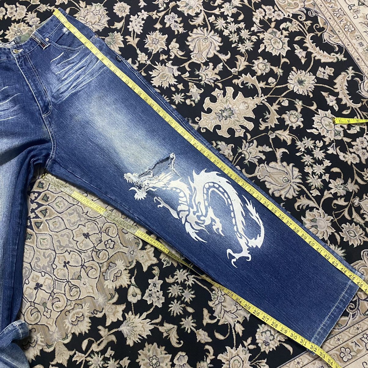 Dogtown Vintage Dogtown Black Dragon Denim Baggy Jeans Size US 33 - 21 Thumbnail