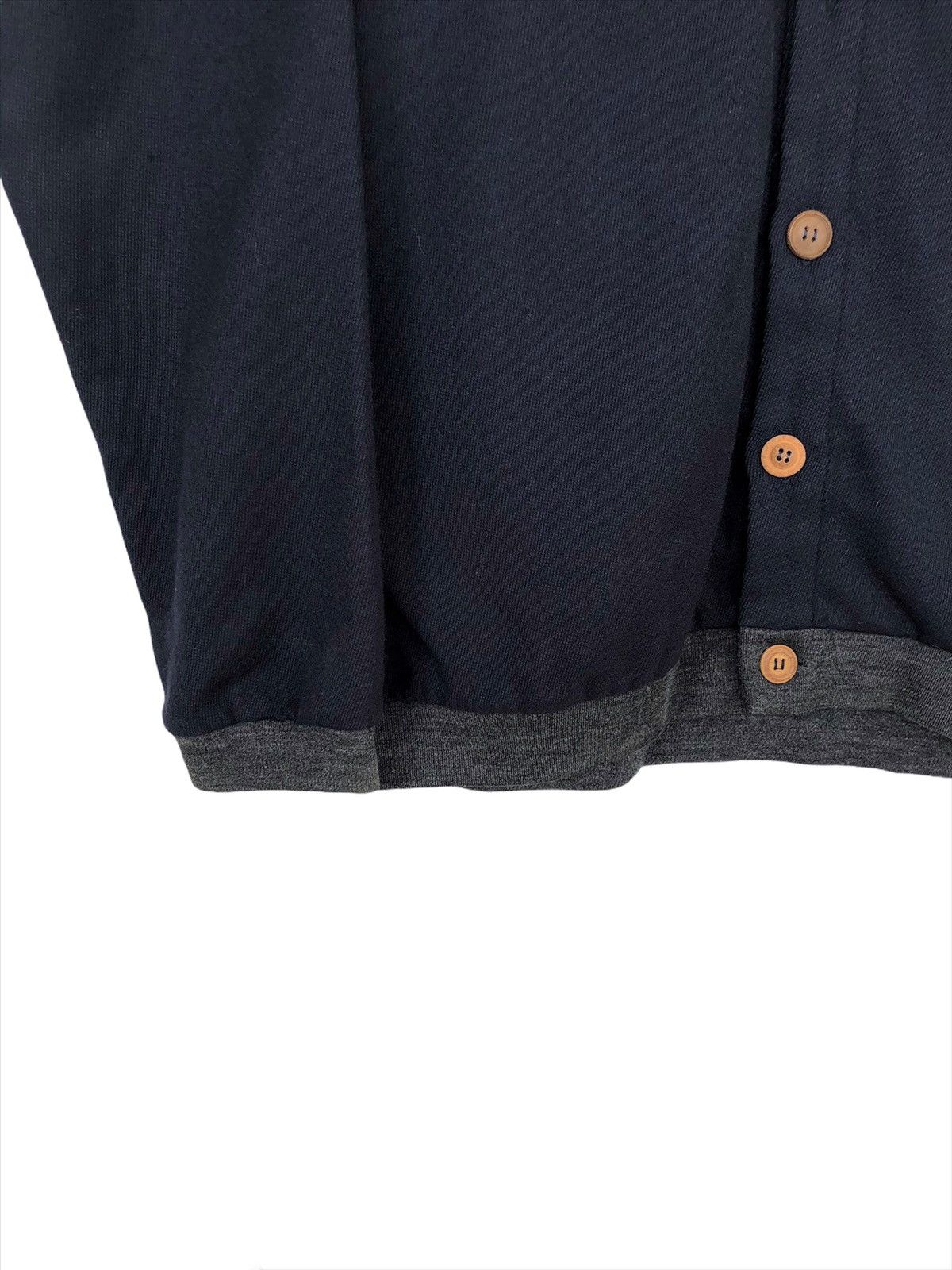 Frank Leder Frank Leder 🇩🇪 Minimal 2 Tone Wool Button Cardigan Size US M / EU 48-50 / 2 - 4 Thumbnail