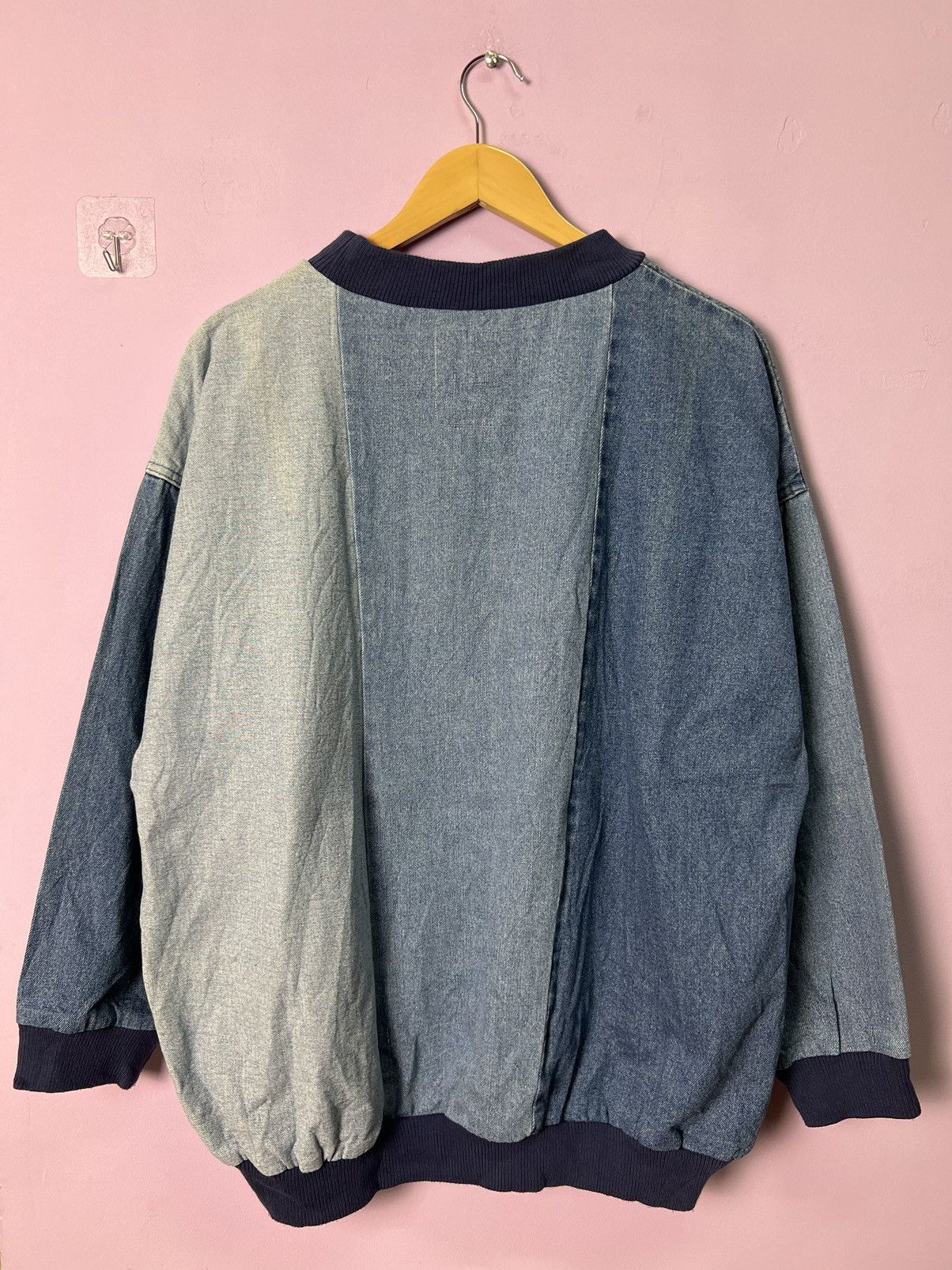 Japanese Brand 🔥Rare Rodeo Crown Denim Pocket Sweatshirts Size US XL / EU 56 / 4 - 2 Thumbnail