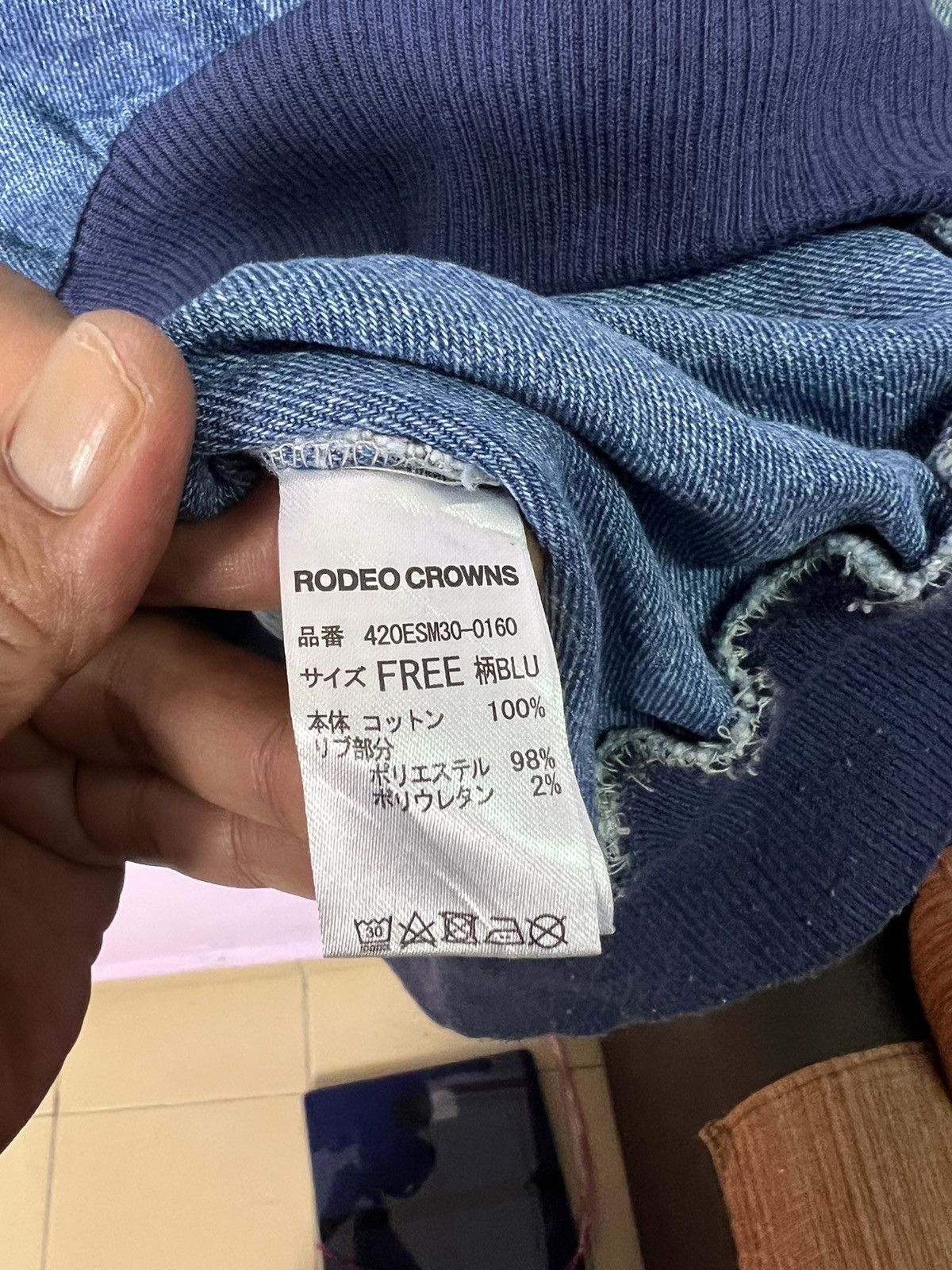 Japanese Brand 🔥Rare Rodeo Crown Denim Pocket Sweatshirts Size US XL / EU 56 / 4 - 12 Thumbnail
