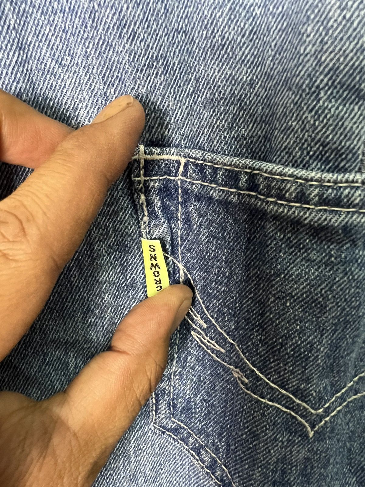 Japanese Brand 🔥Rare Rodeo Crown Denim Pocket Sweatshirts Size US XL / EU 56 / 4 - 10 Thumbnail