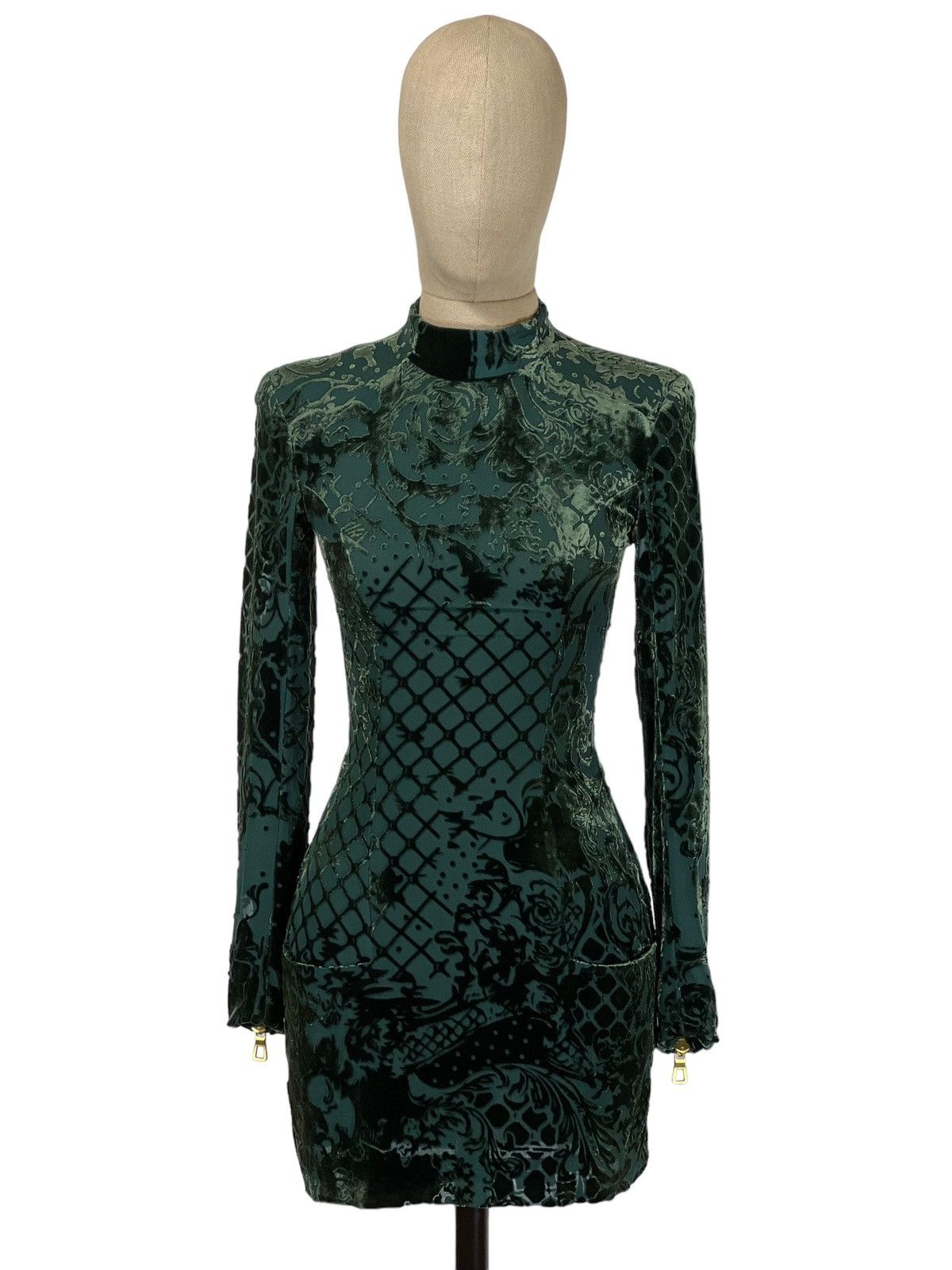 HM Dark Green Cocktail Dress