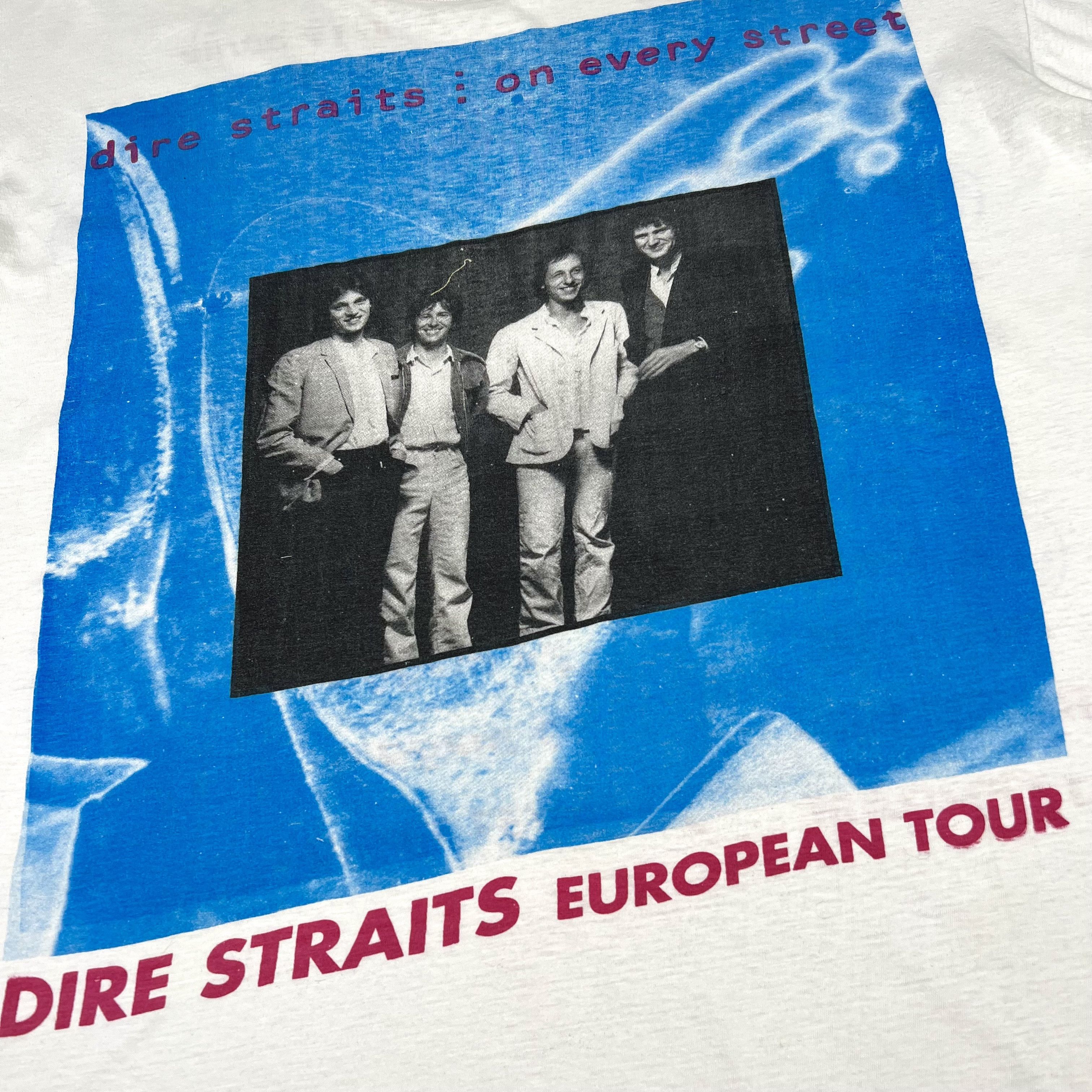 Band Tees Vintage 1992 Dire Straits ‘On Every Street’ Bootleg Tour Tee Size US L / EU 52-54 / 3 - 5 Thumbnail
