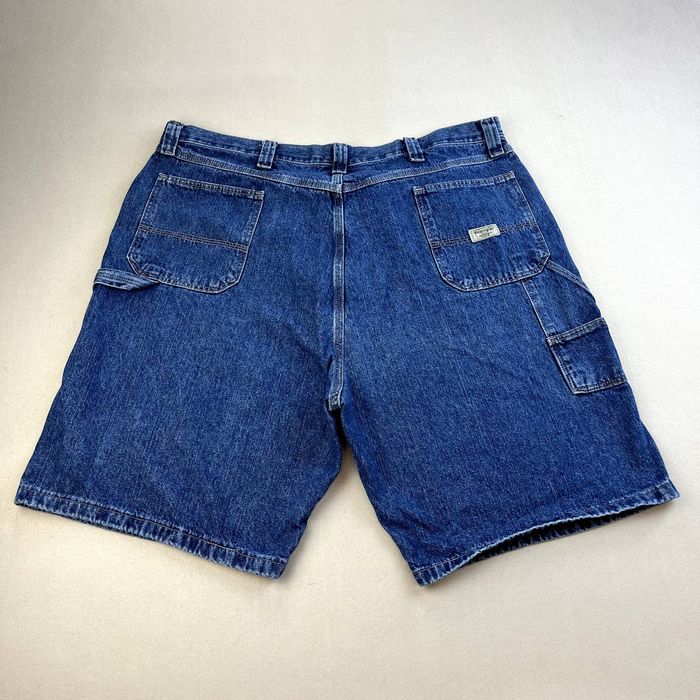 Wrangler Wrangler Carpenter Shorts Men 42 Blue Denim Utility Workwear ...