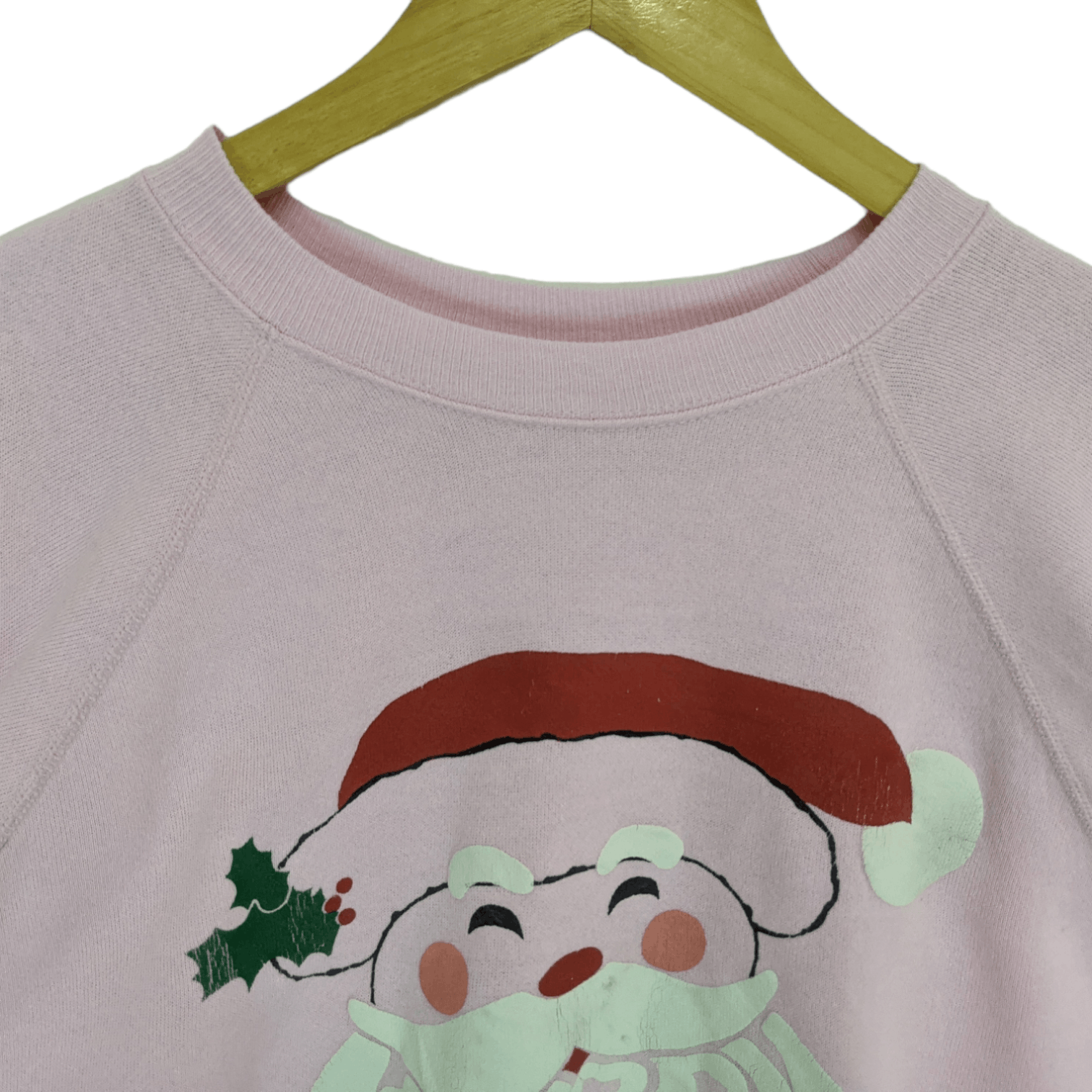Hanes Vintage 80's HANES Santa Claus Merry Christmas Sweatshirt Size US XL / EU 56 / 4 - 4 Thumbnail