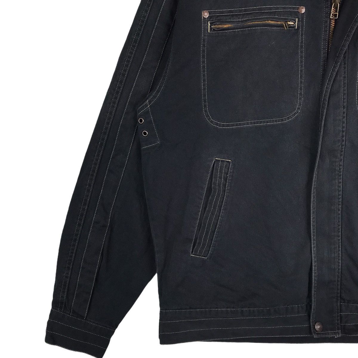 Edwin Vintage Edwin Trucker Jacket Size US L / EU 52-54 / 3 - 3 Thumbnail