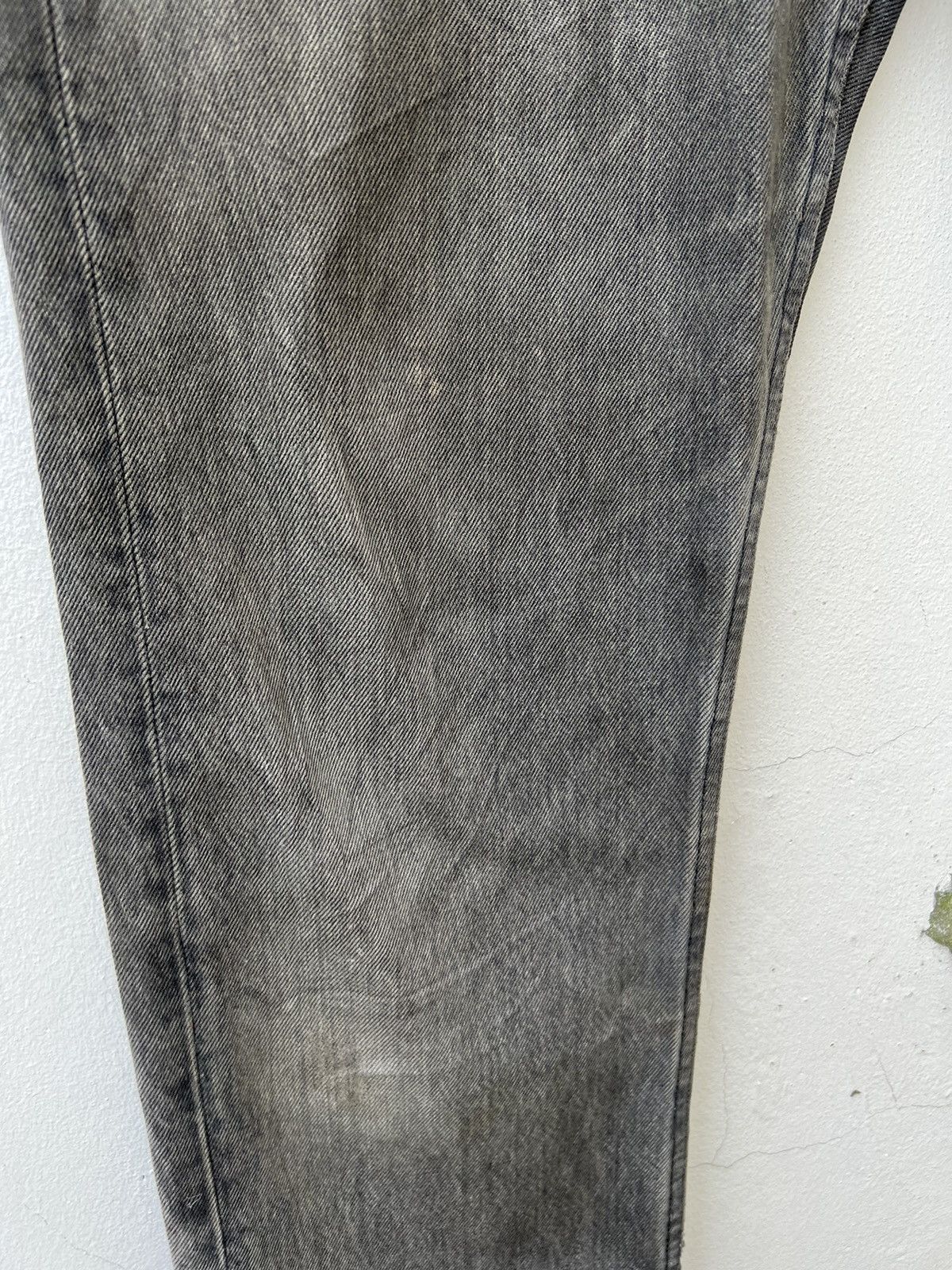 Levi's Vintage 1995 Levi’s 501 Jeans Fade Black Denim Trashed Jeans Size US 32 / EU 48 - 9 Thumbnail