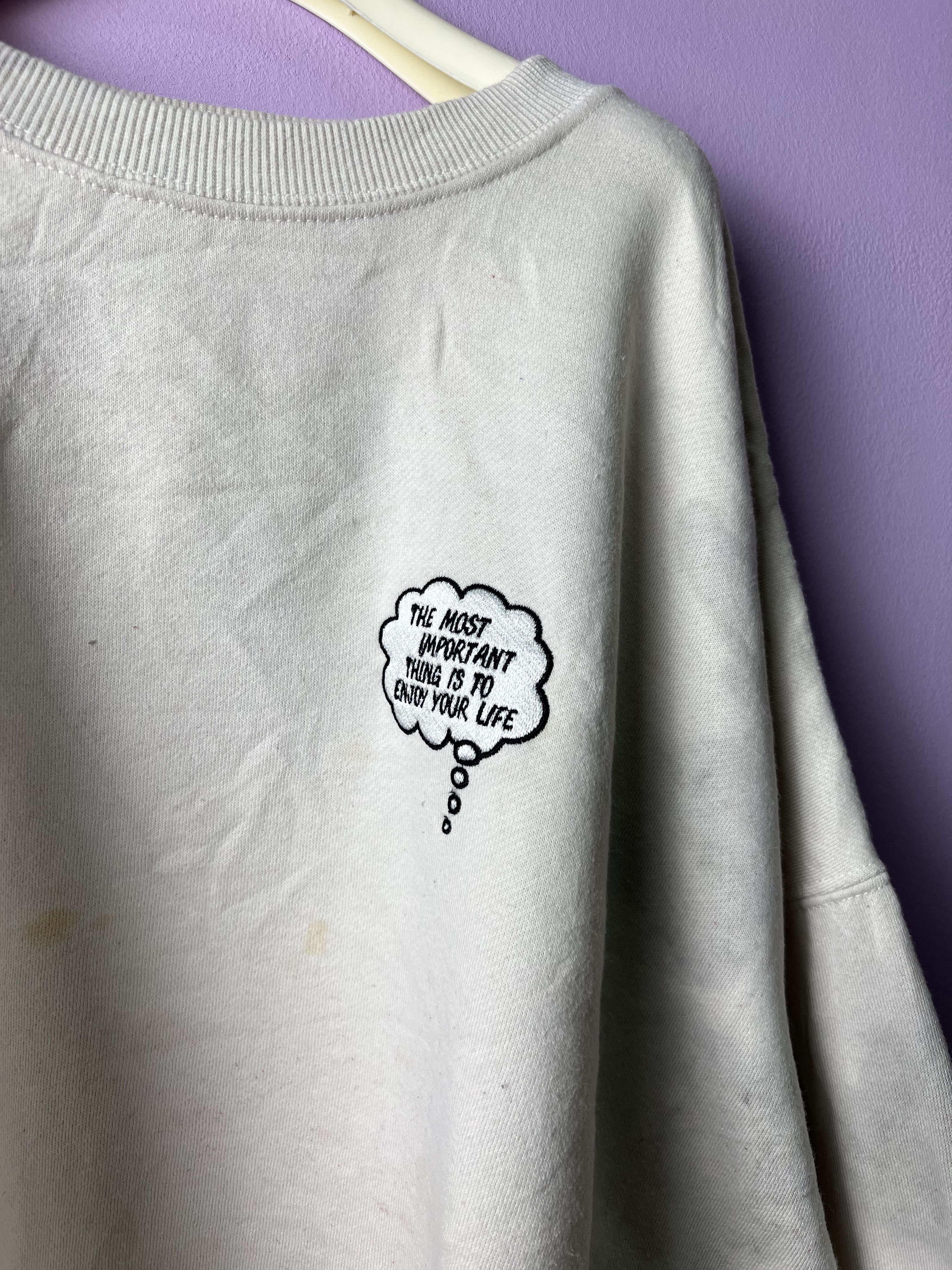 Beauty Beast 🔥Rare Spray Premium Cartoon Cartoon Sweatshirts Size US XXL / EU 58 / 5 - 6 Thumbnail