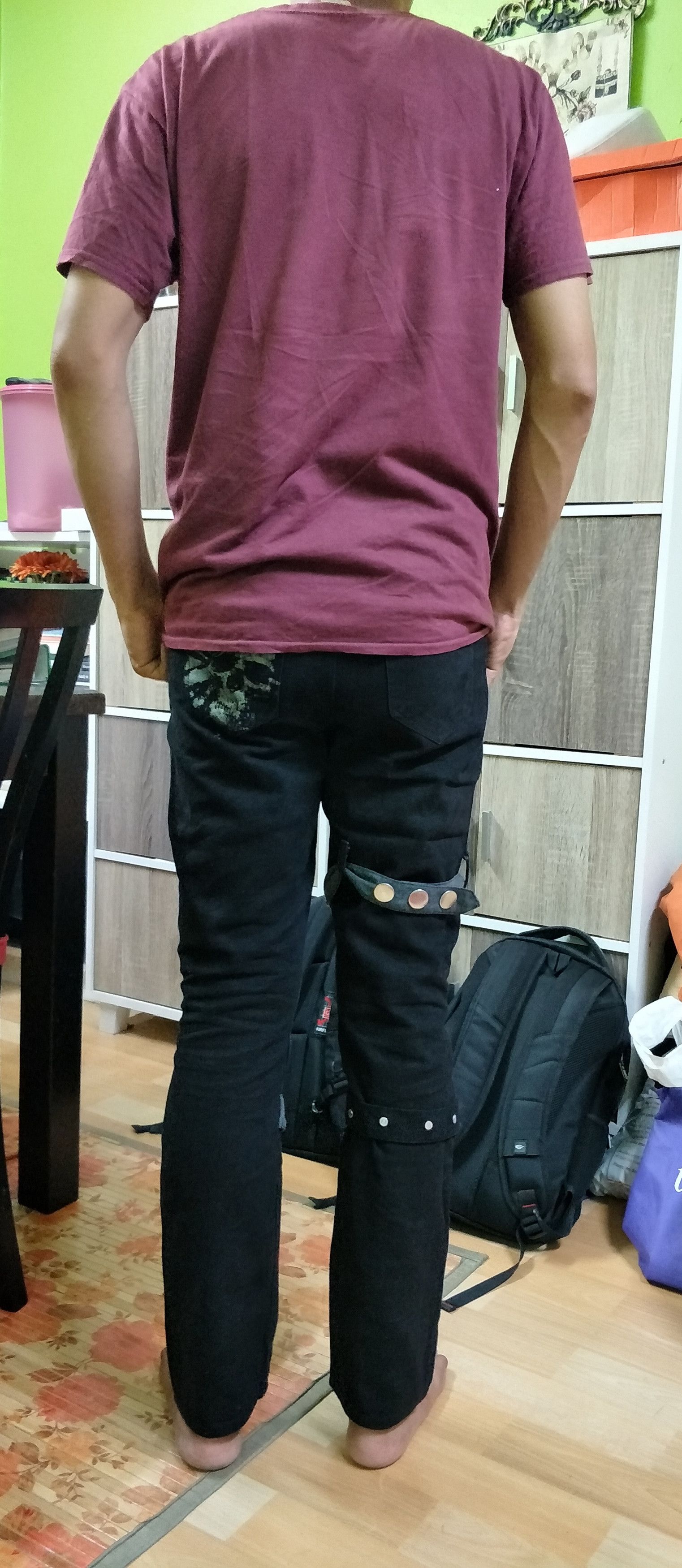 Hysteric Glamour Sexpot Revenge Slim Fit Bondage Black Denim Punk Rock Size US 31 - 12 Thumbnail