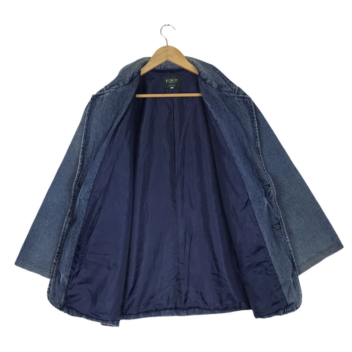 Indigo × Japanese Brand Japanese Brand F.Concept Blue Indigo Jacket Size US L / EU 52-54 / 3 - 7 Thumbnail