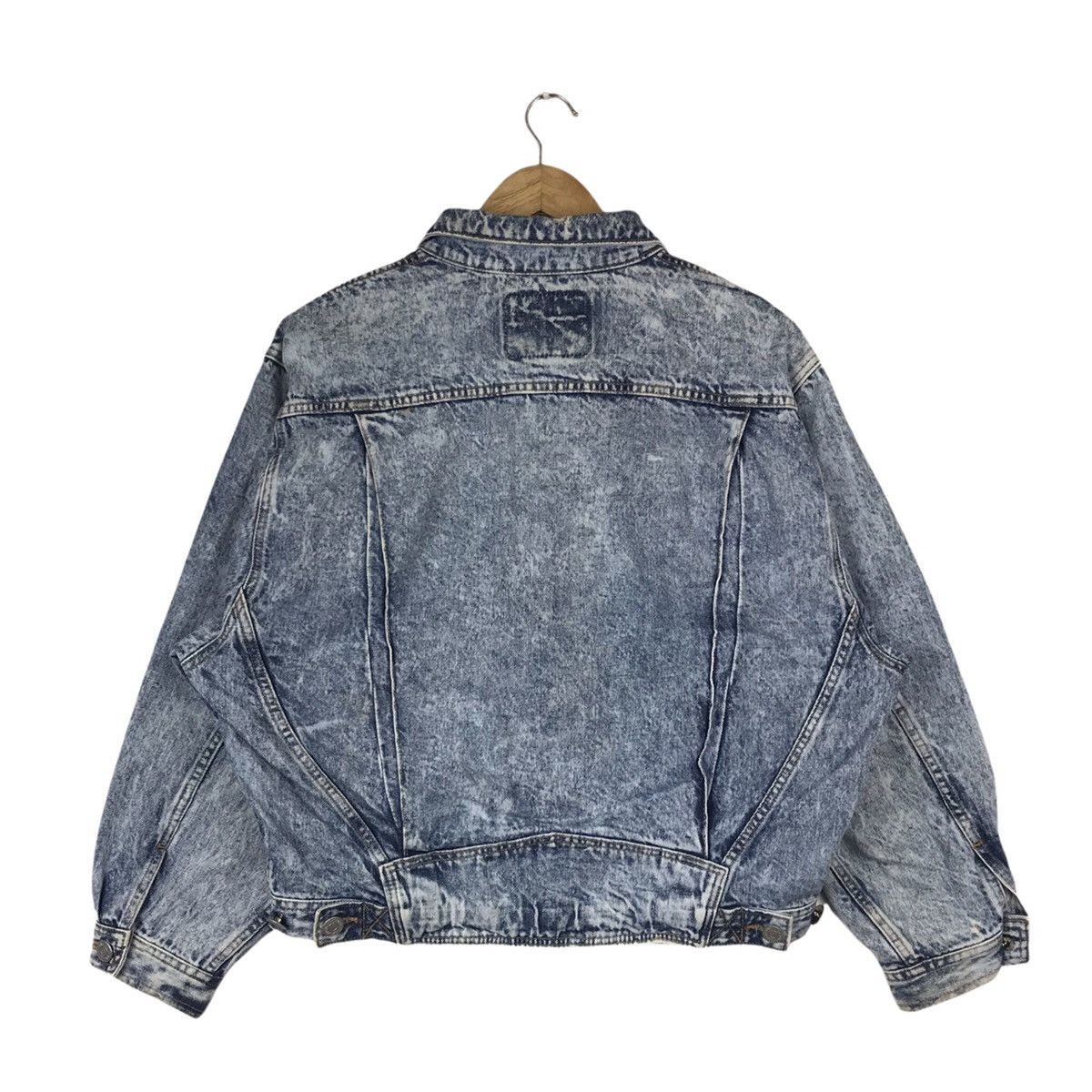 Edwin × Vintage Vintage Edwin Acid Wash Trucker Jacket Size US M / EU 48-50 / 2 - 5 Thumbnail