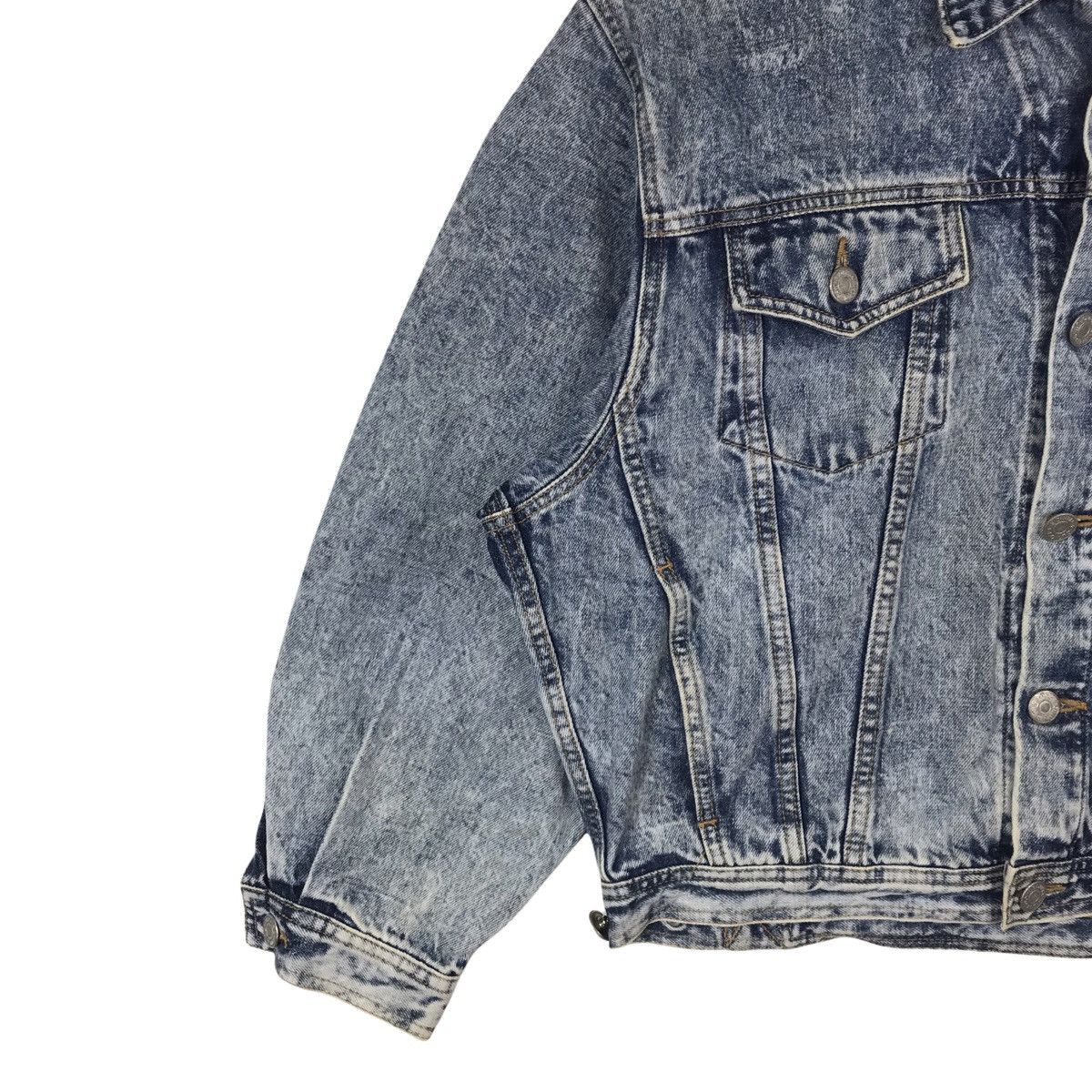 Edwin × Vintage Vintage Edwin Acid Wash Trucker Jacket Size US M / EU 48-50 / 2 - 3 Thumbnail