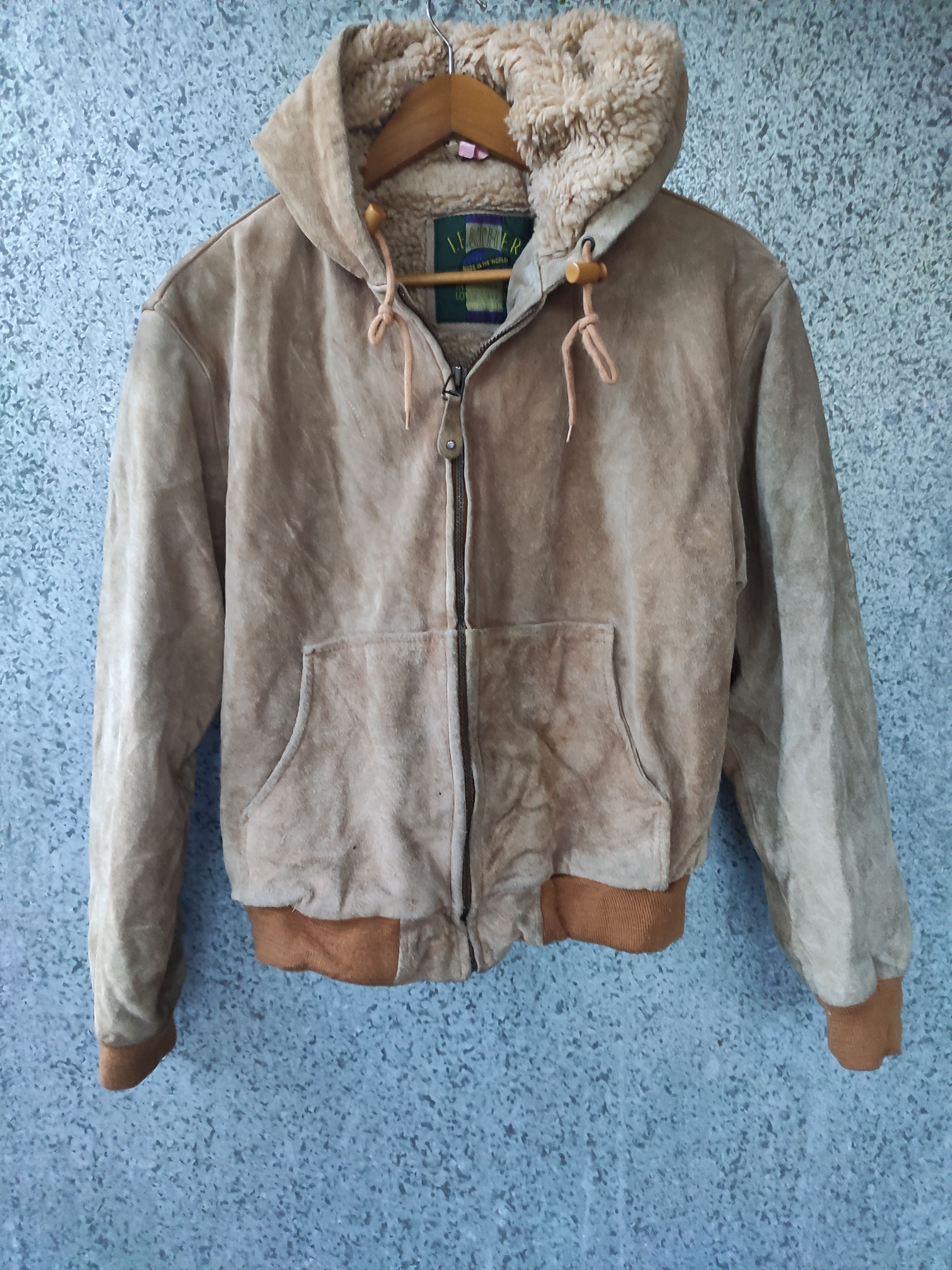 Genuine Leather Leather Jacket Cowhide Hoodies Size US M / EU 48-50 / 2 - 1 Thumbnail