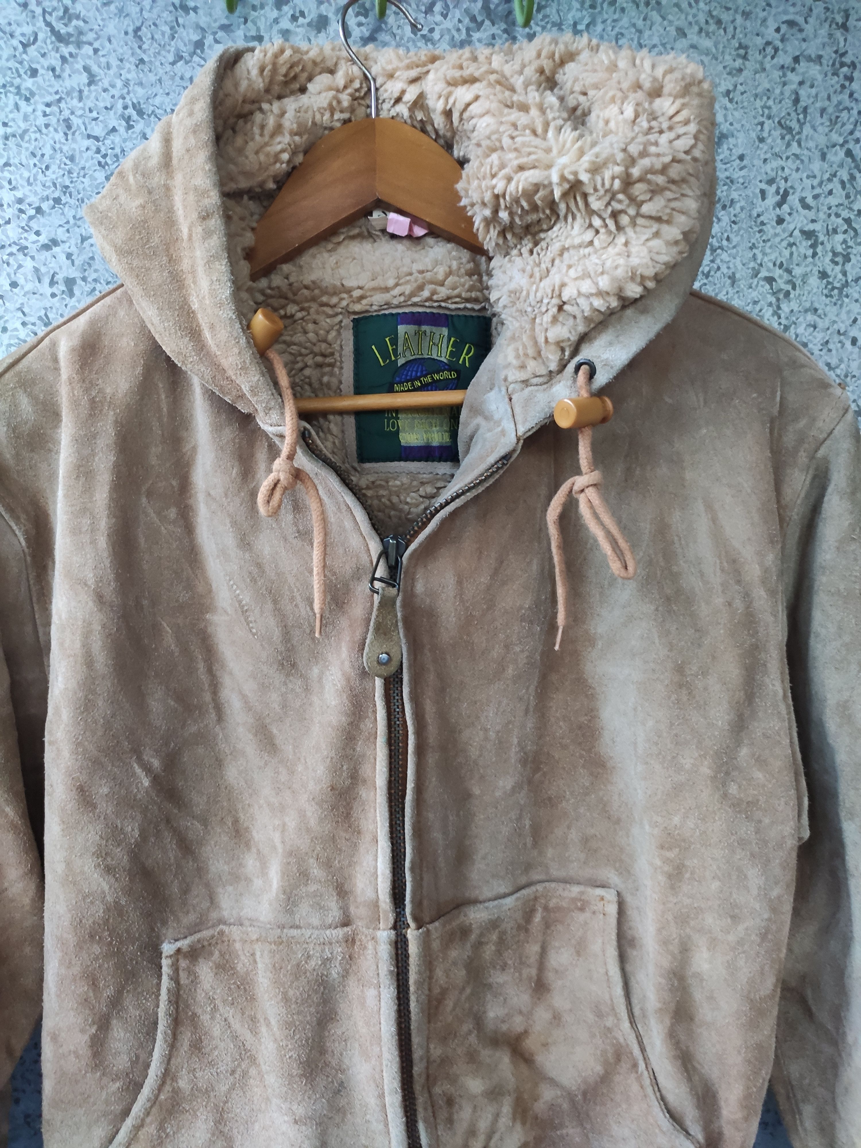 Genuine Leather Leather Jacket Cowhide Hoodies Size US M / EU 48-50 / 2 - 2 Thumbnail