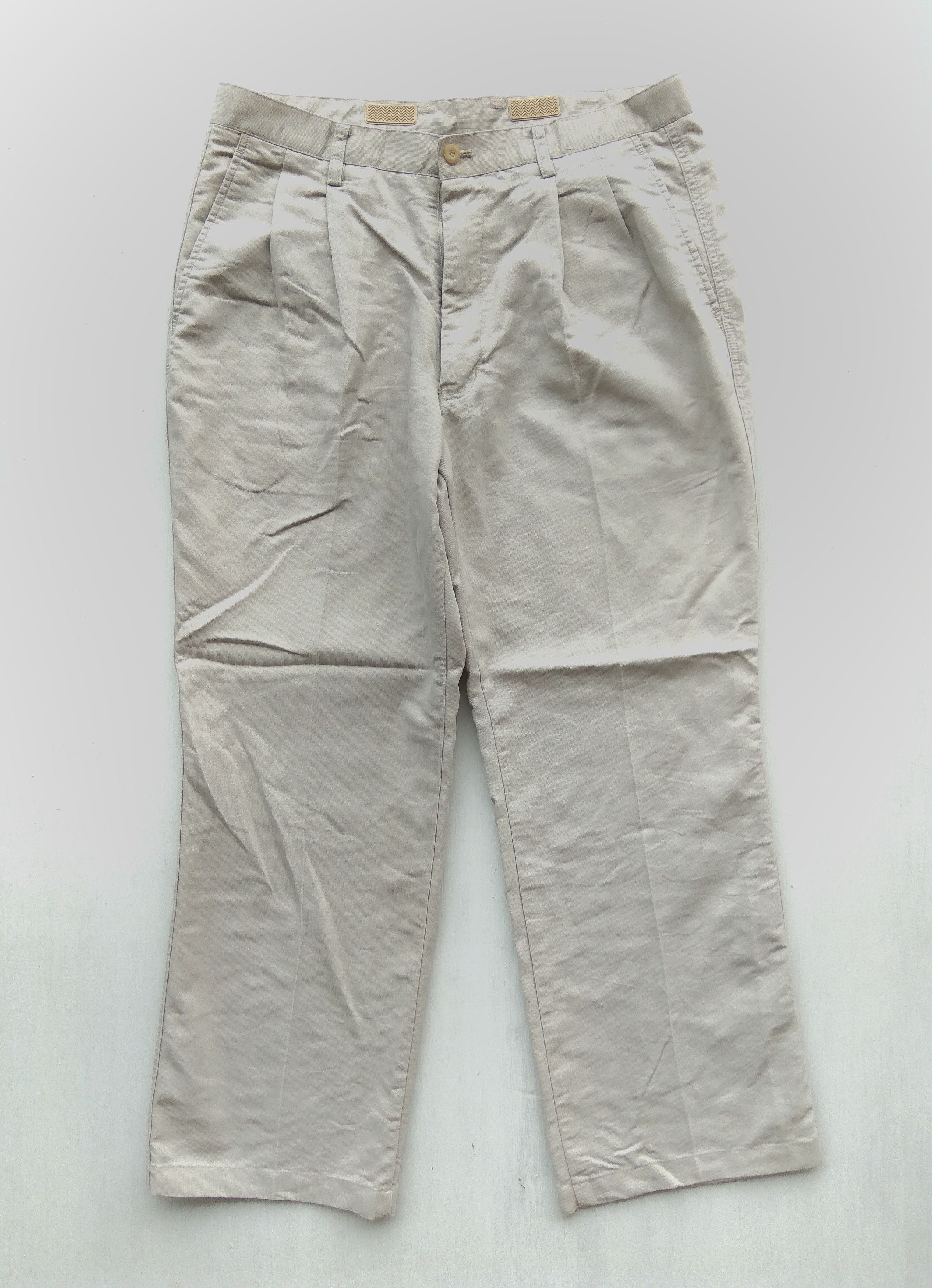 Kansai Yamamoto Kansai Yamamoto slack pants cream colour Size US 33 - 1 Thumbnail